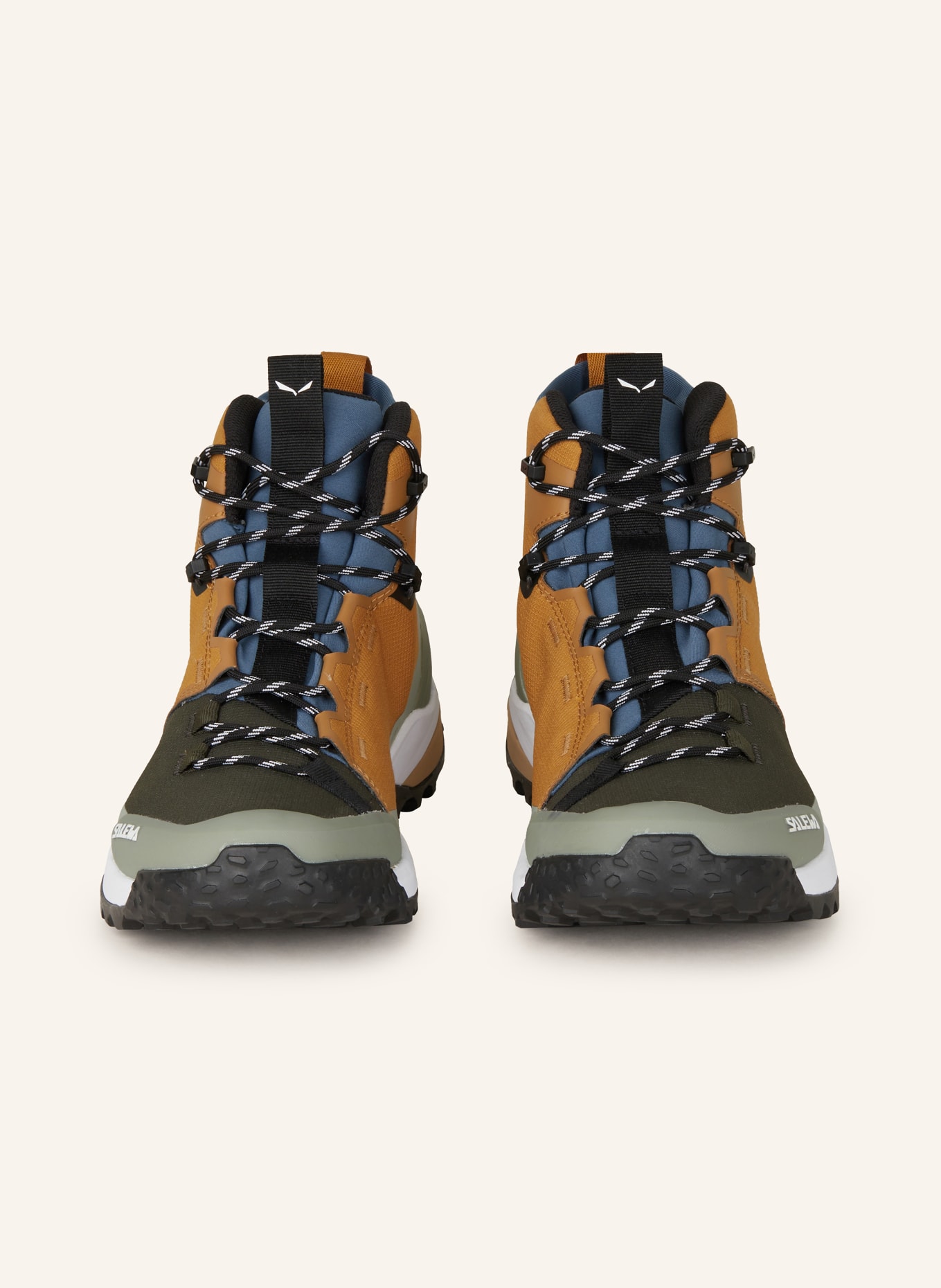 SALEWA Trekking shoes PUEZ MID POWERTEX, Color: BROWN/ KHAKI/ OLIVE (Image 3)