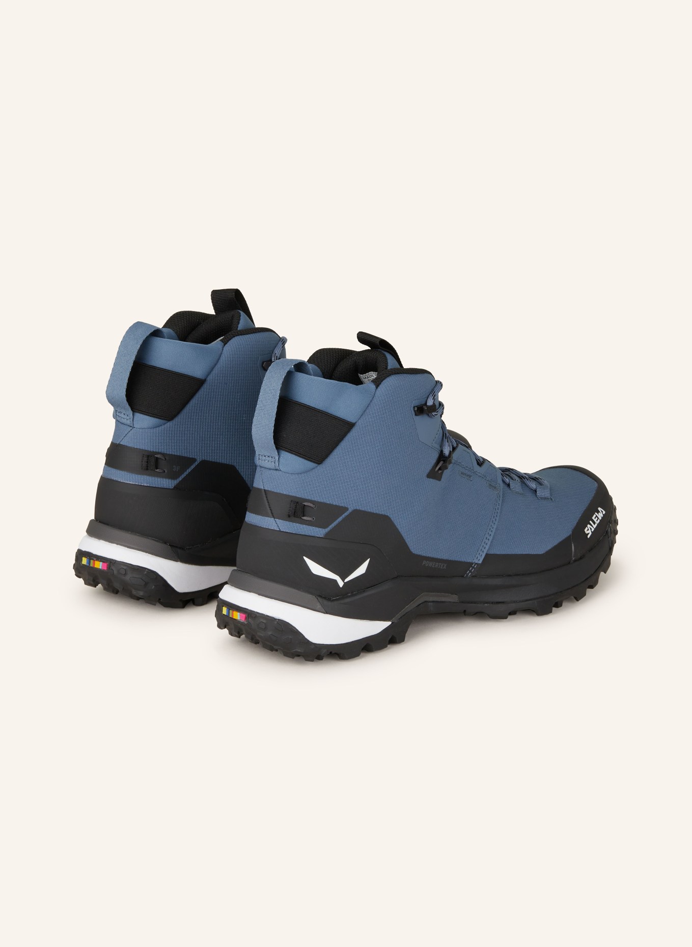 SALEWA Trekkingschuhe PUEZ MID POWERTEX, Farbe: BLAU/ DUNKELBLAU (Bild 2)