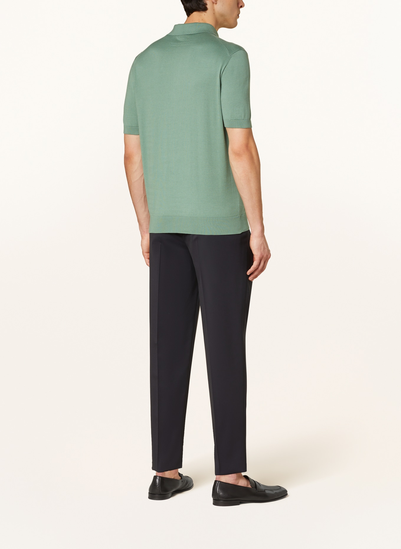 ZEGNA Knitted polo shirt, Color: GREEN (Image 3)
