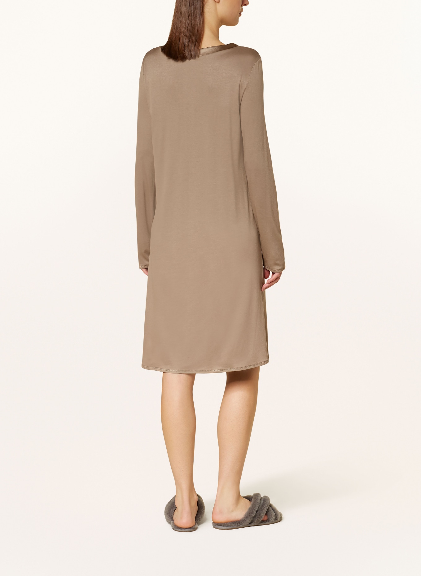 HANRO Nightgown GRAND CENTRAL: TAUPE