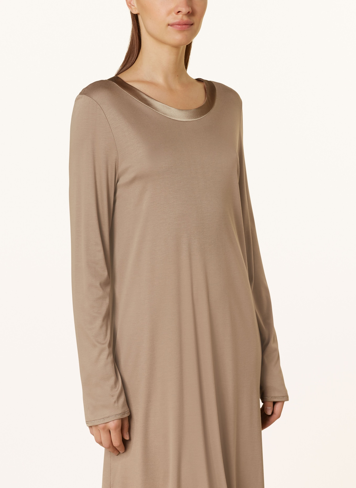 HANRO Nightgown GRAND CENTRAL: TAUPE