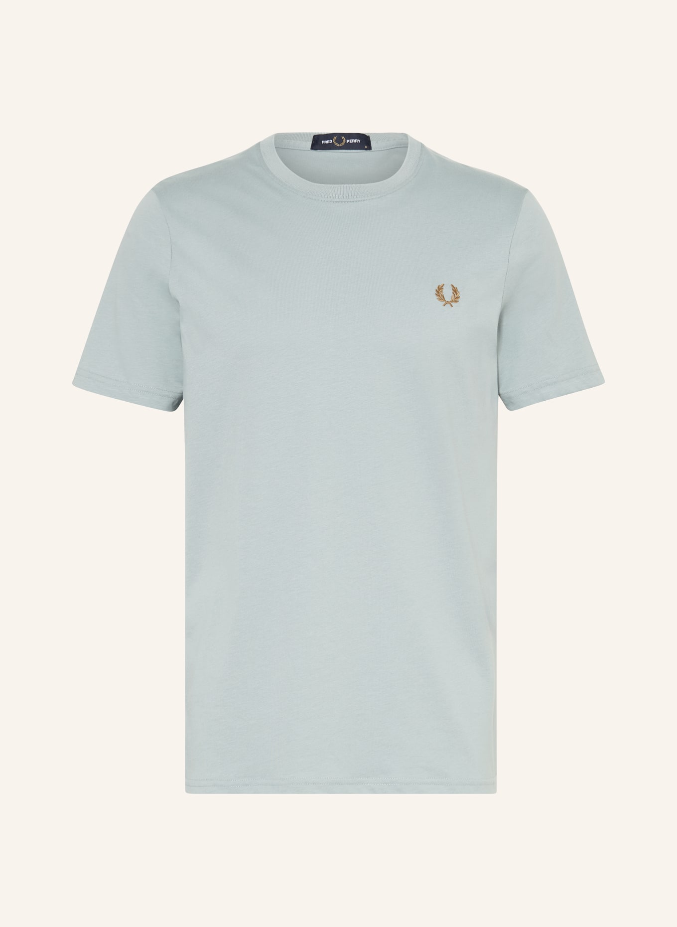 FRED PERRY Tričko, Barva: SVĚTLE ZELENÁ (Obrázek 1)