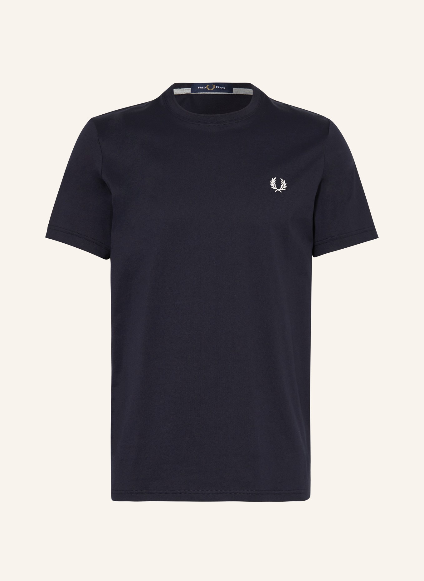 FRED PERRY T-shirt, Color: DARK BLUE (Image 1)