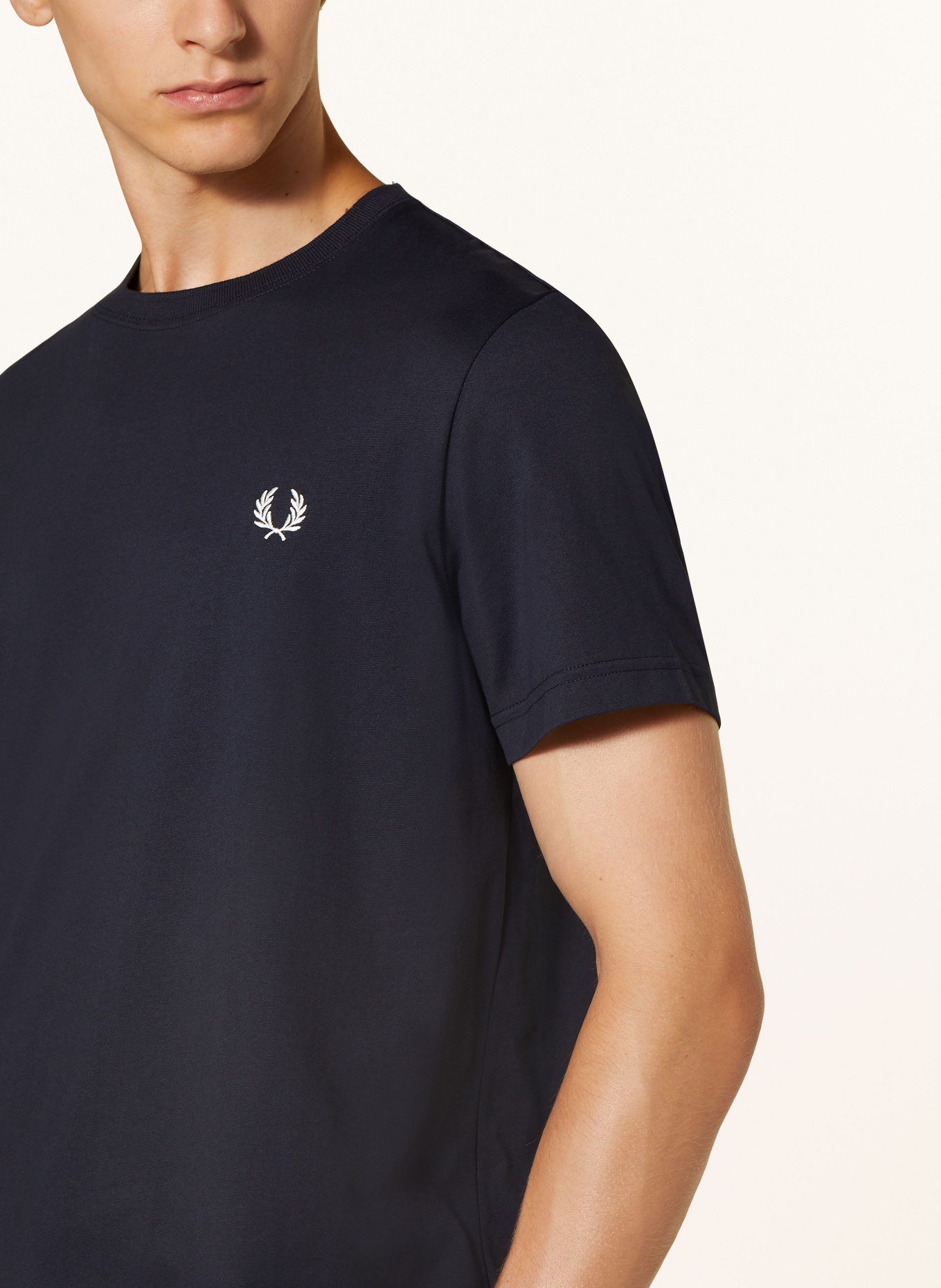 FRED PERRY T-shirt, Color: DARK BLUE (Image 4)