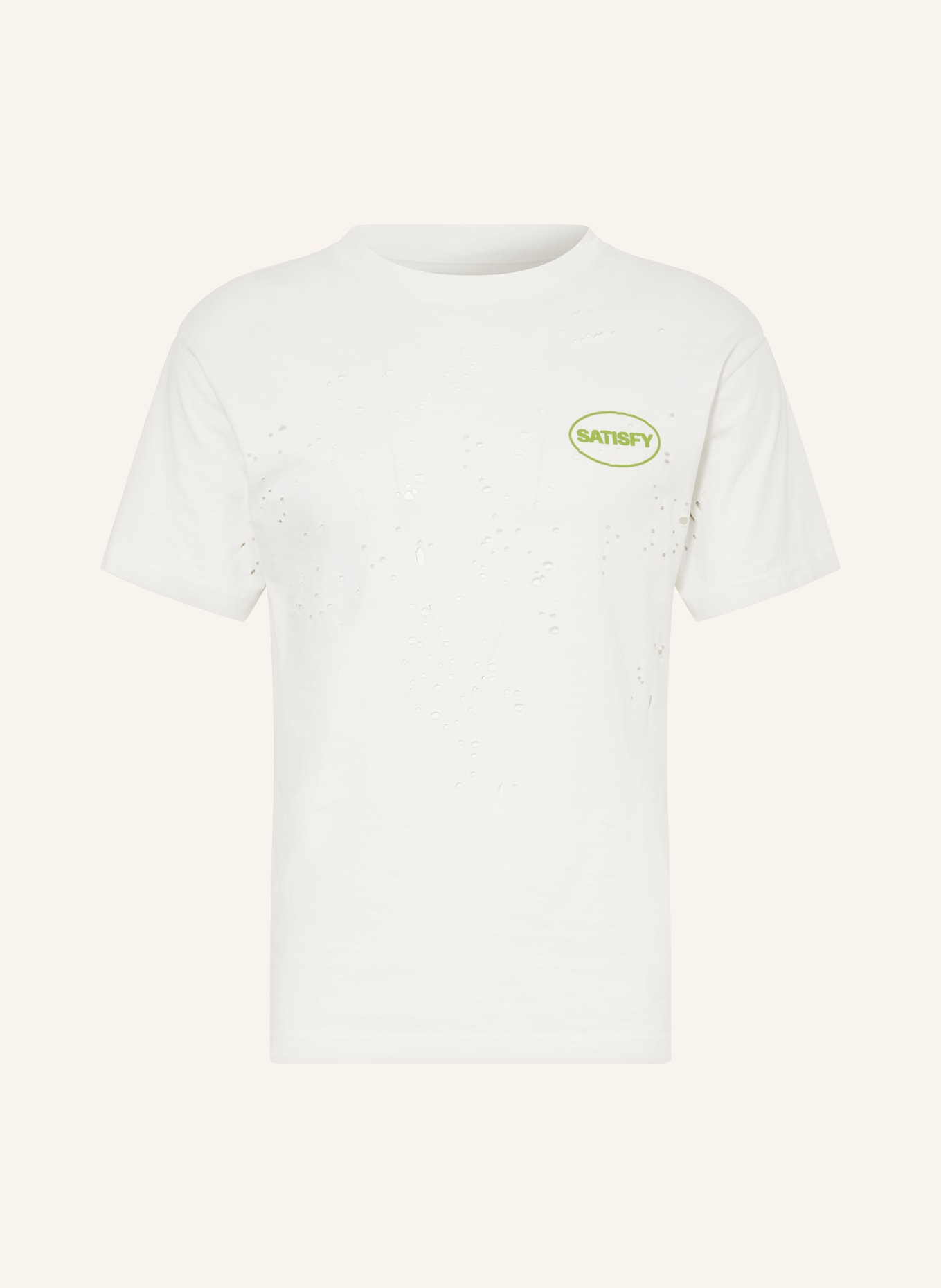 SATISFY T-shirt MOTHITECH, Kolor: BIAŁY (Obrazek 1)