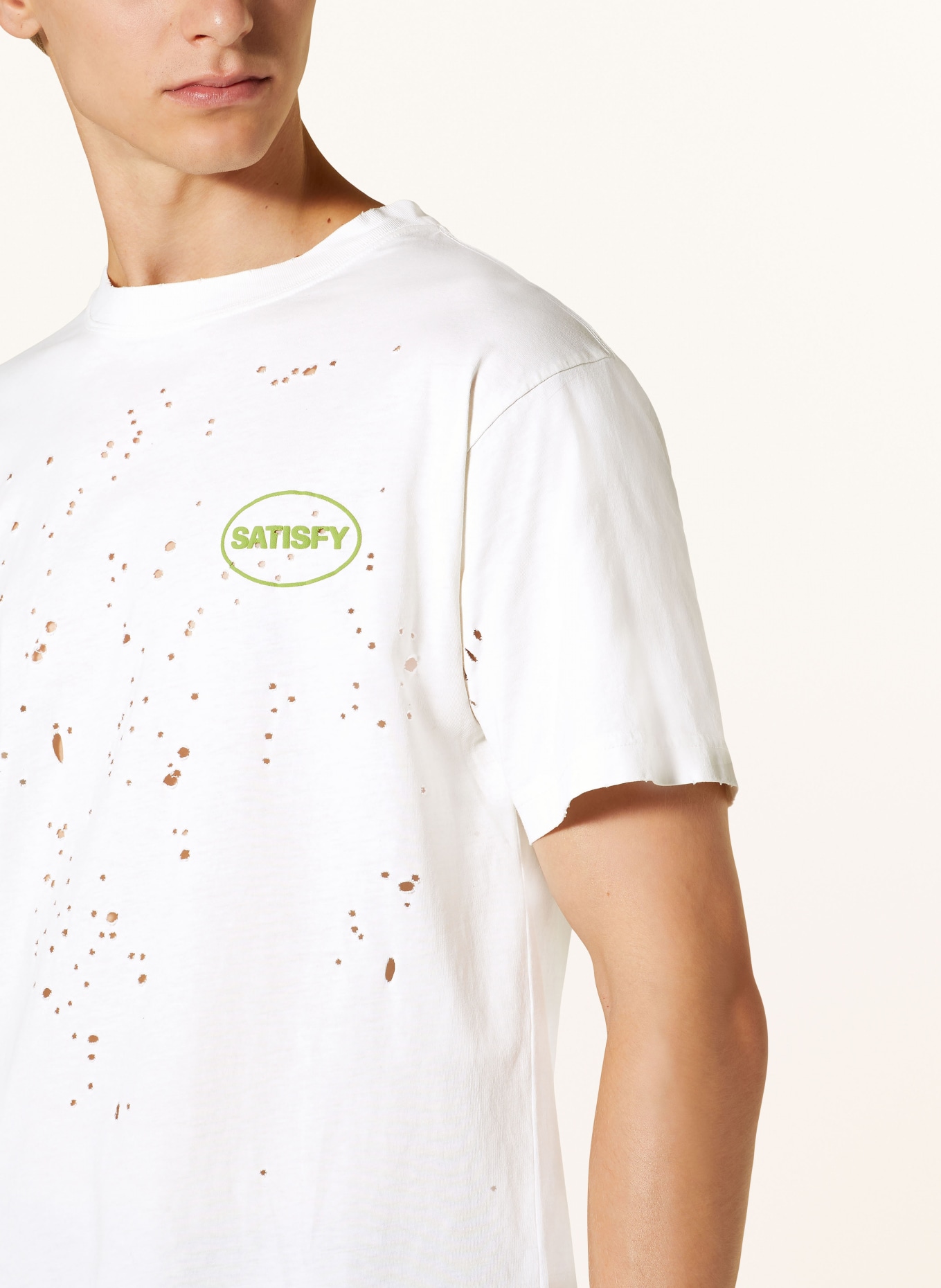 SATISFY T-shirt MOTHITECH, Color: WHITE (Image 4)