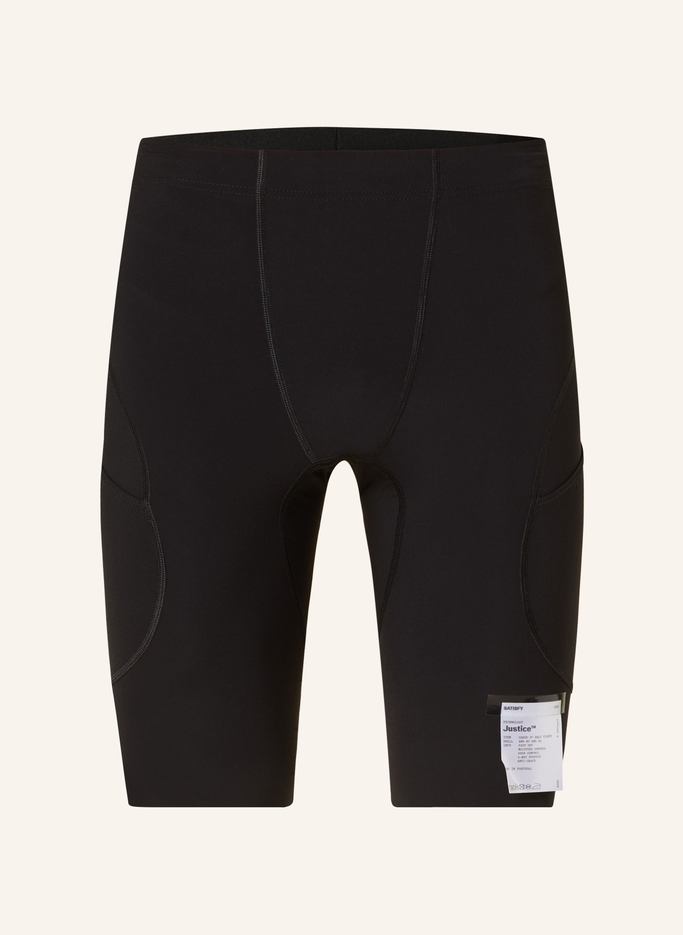 SATISFY Running leggings JUSTICE™, Color: BLACK (Image 1)