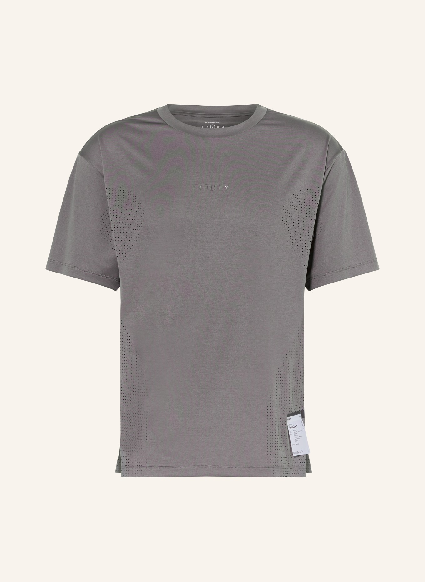 SATISFY Běžecké tričko AURALITE™ AIR, Barva: ŠEDÁ (Obrázek 1)