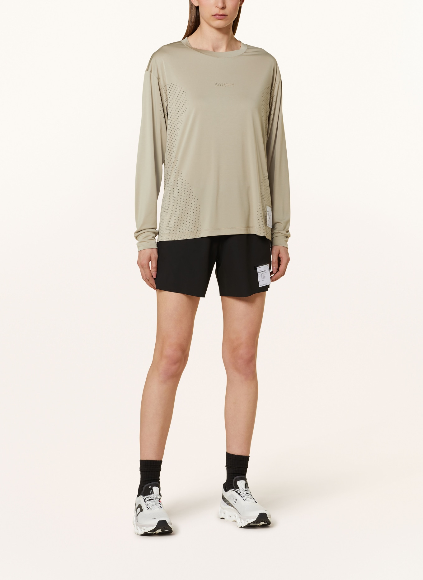 SATISFY Running shirt AURALITE™, Color: OLIVE (Image 2)