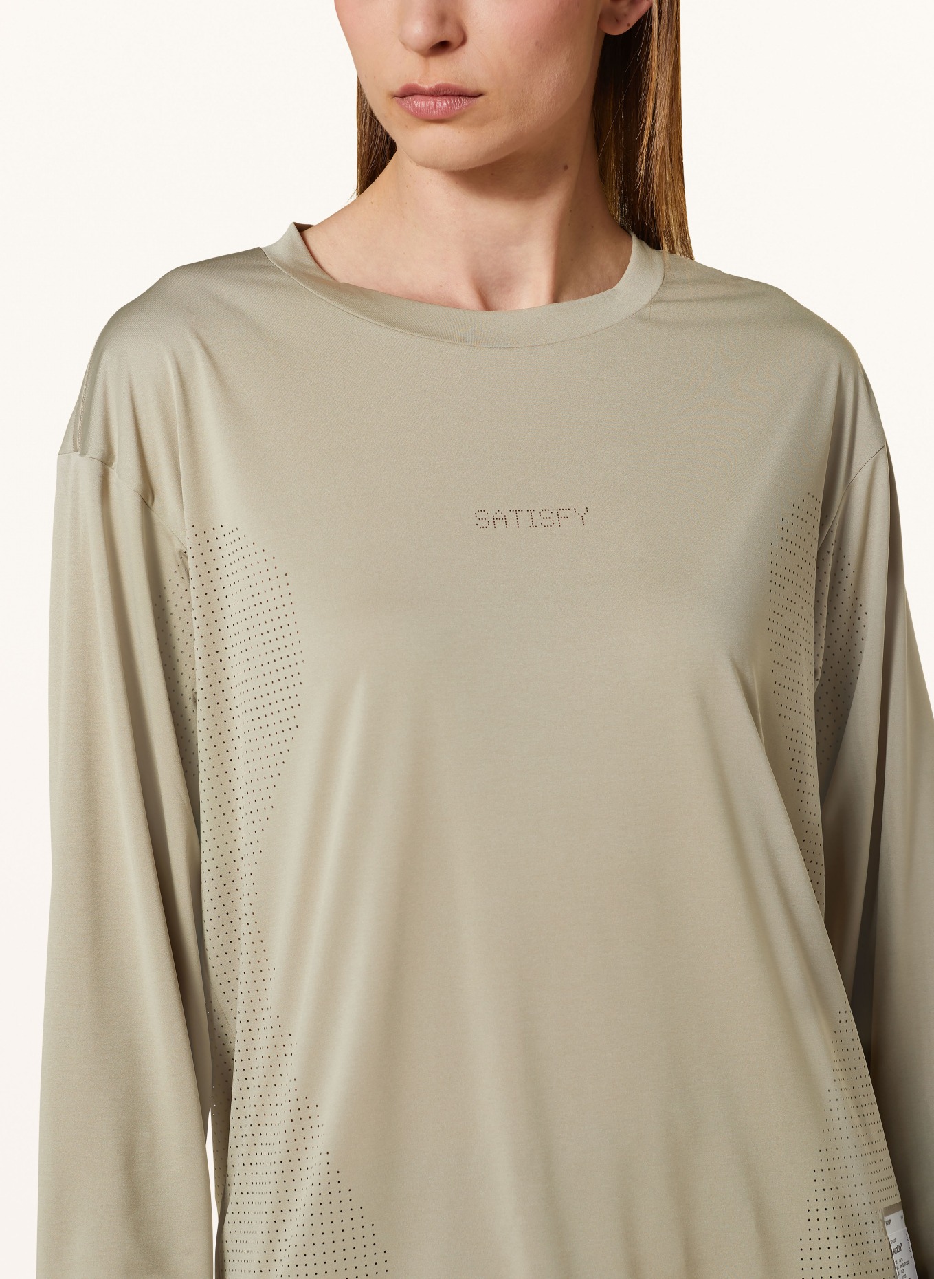 SATISFY Running shirt AURALITE™, Color: OLIVE (Image 4)