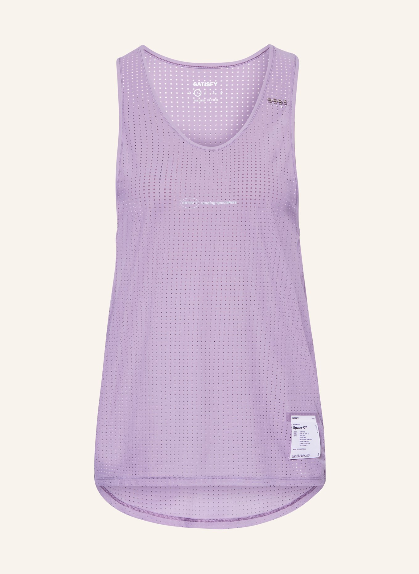 SATISFY Running top SPACE-O, Color: LIGHT PURPLE (Image 1)