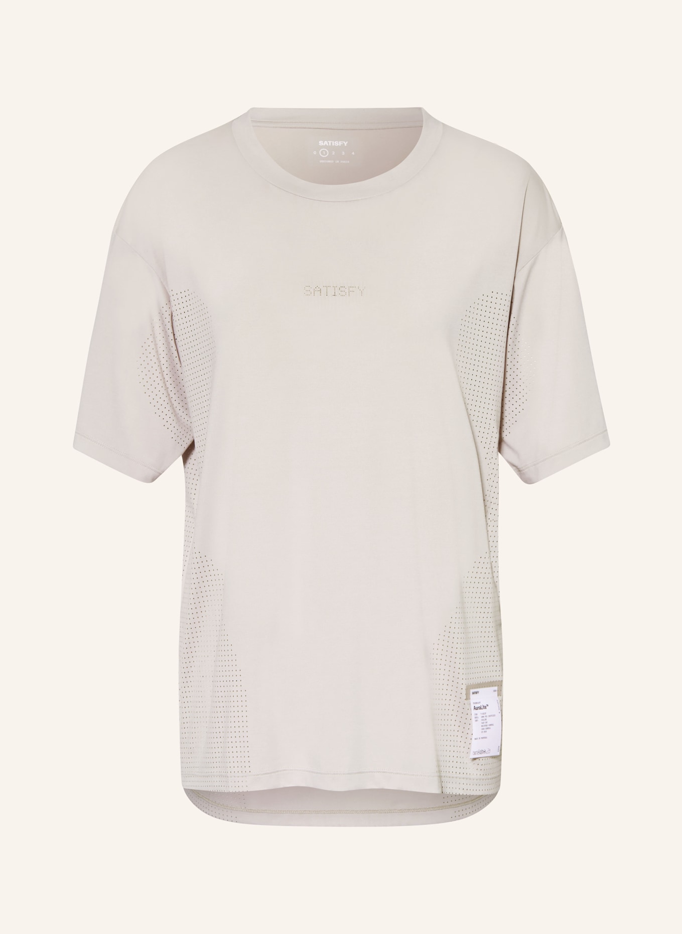 SATISFY Běžecké tričko AURALITE™ AIR, Barva: BÉŽOVÁ (Obrázek 1)