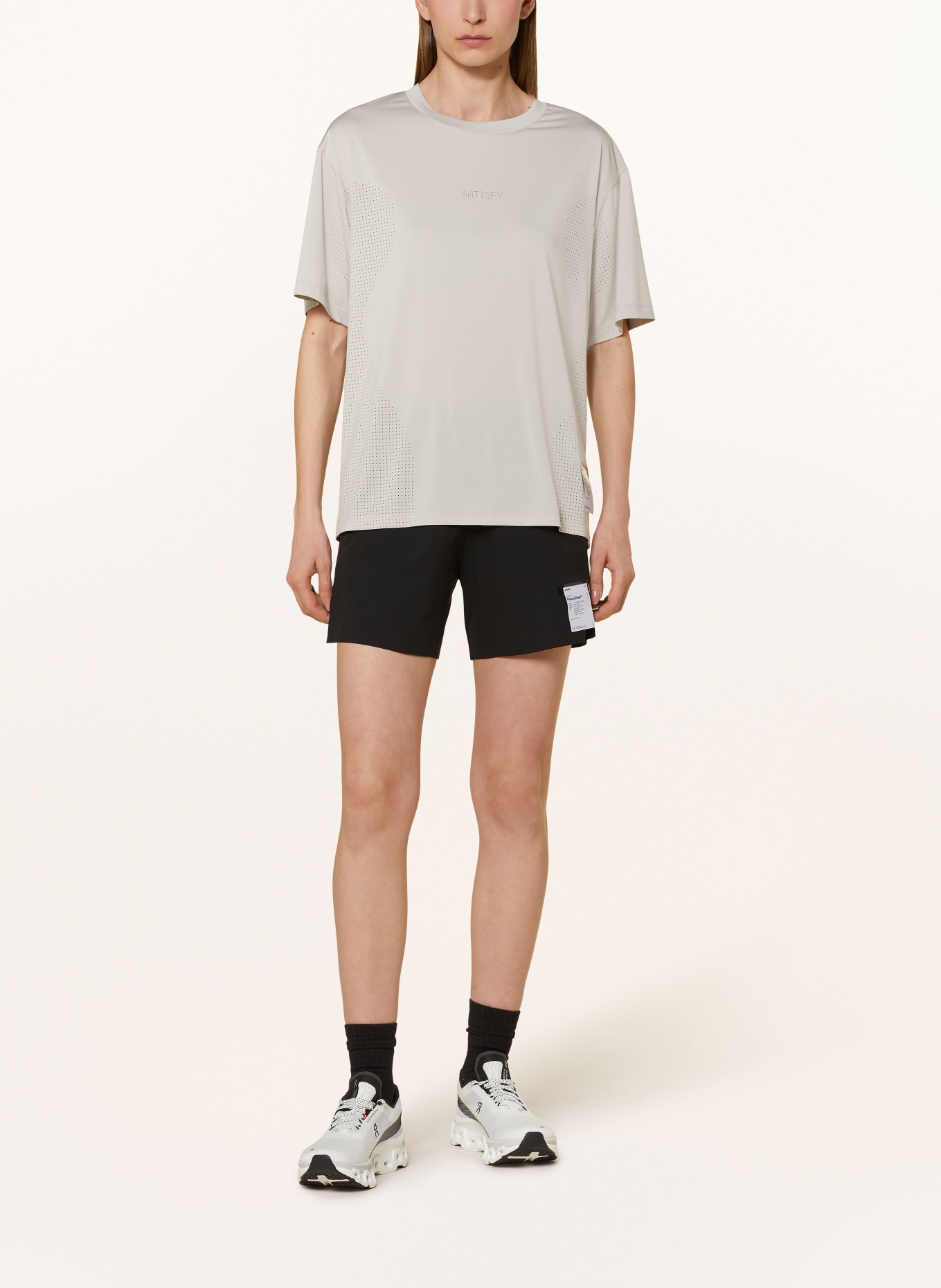 SATISFY Running shirt AURALITE™ AIR, Color: BEIGE (Image 2)