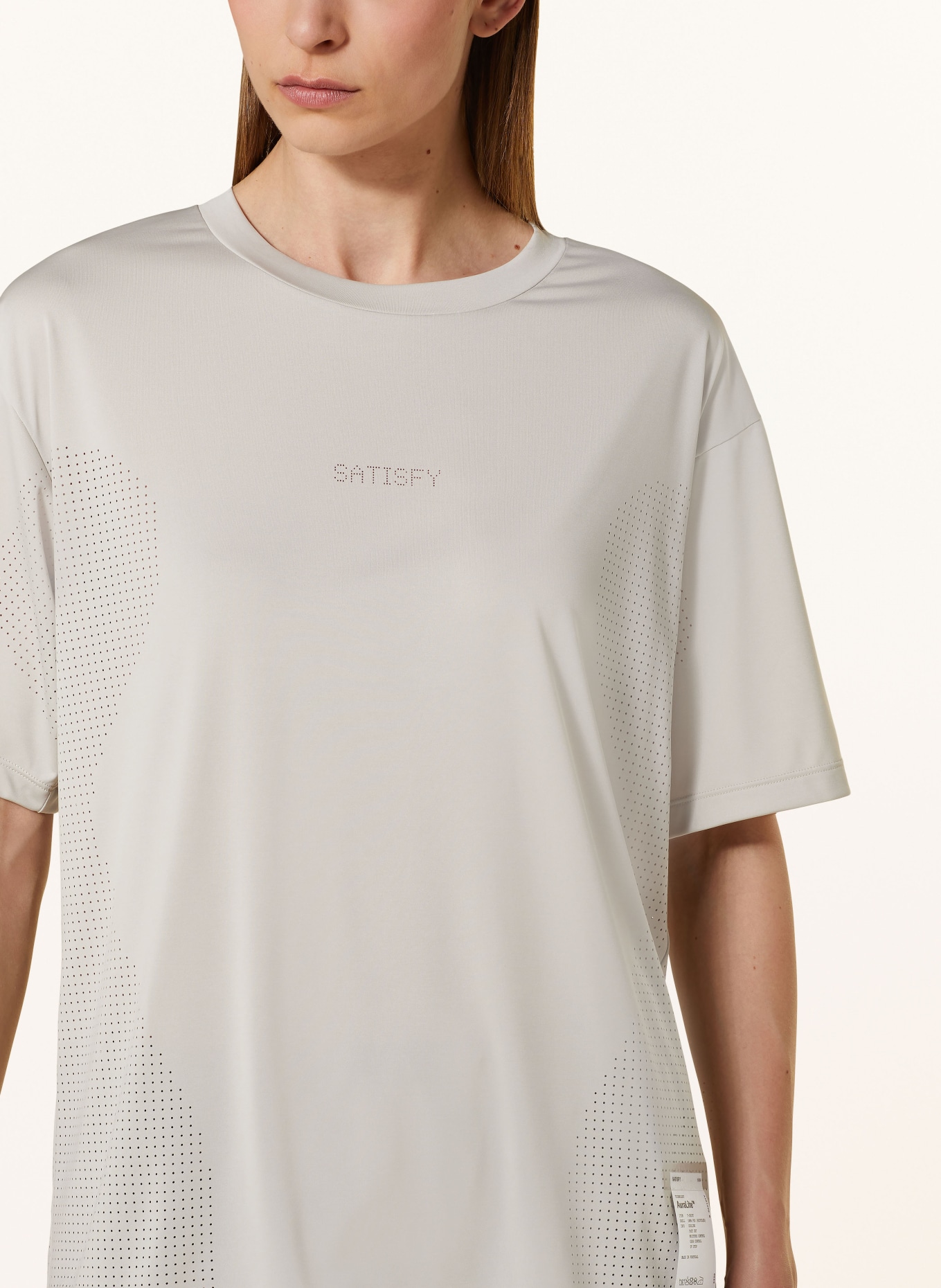 SATISFY Running shirt AURALITE™ AIR, Color: BEIGE (Image 4)