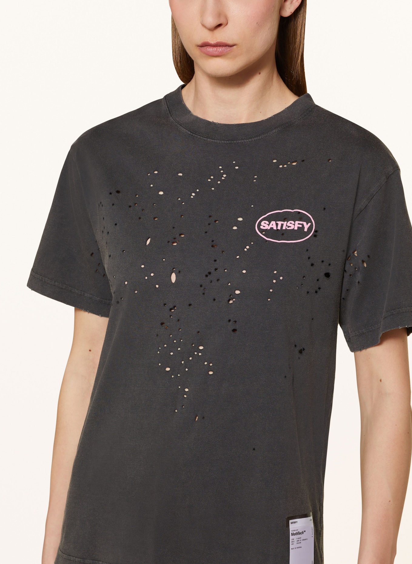 SATISFY Running shirt MOTHTECH™, Color: BLACK (Image 4)