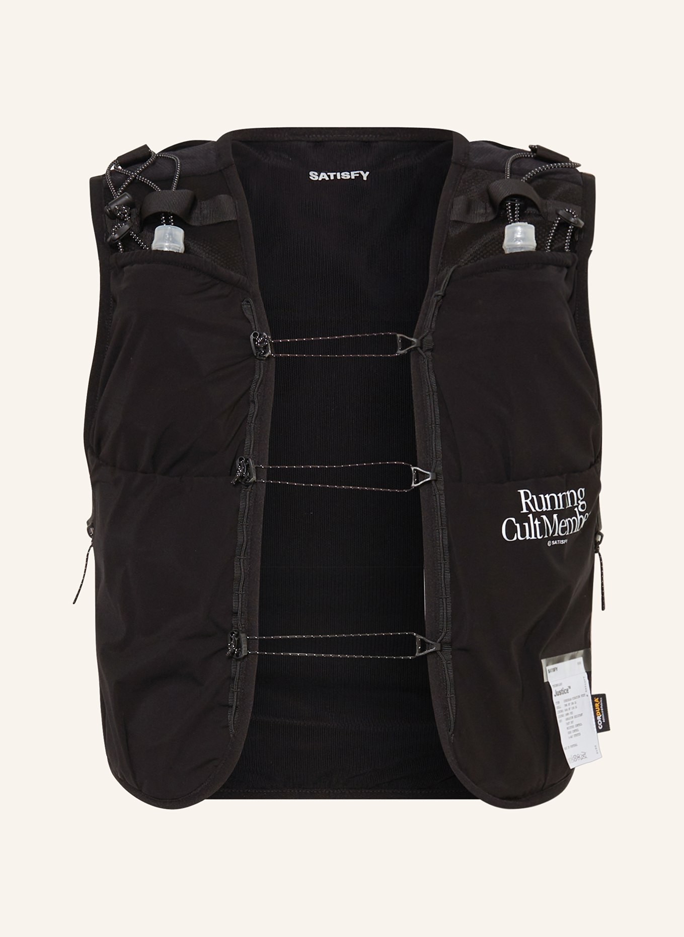 SATISFY Running vest JUSTICE™ CORDURA®, Color: BLACK (Image 1)