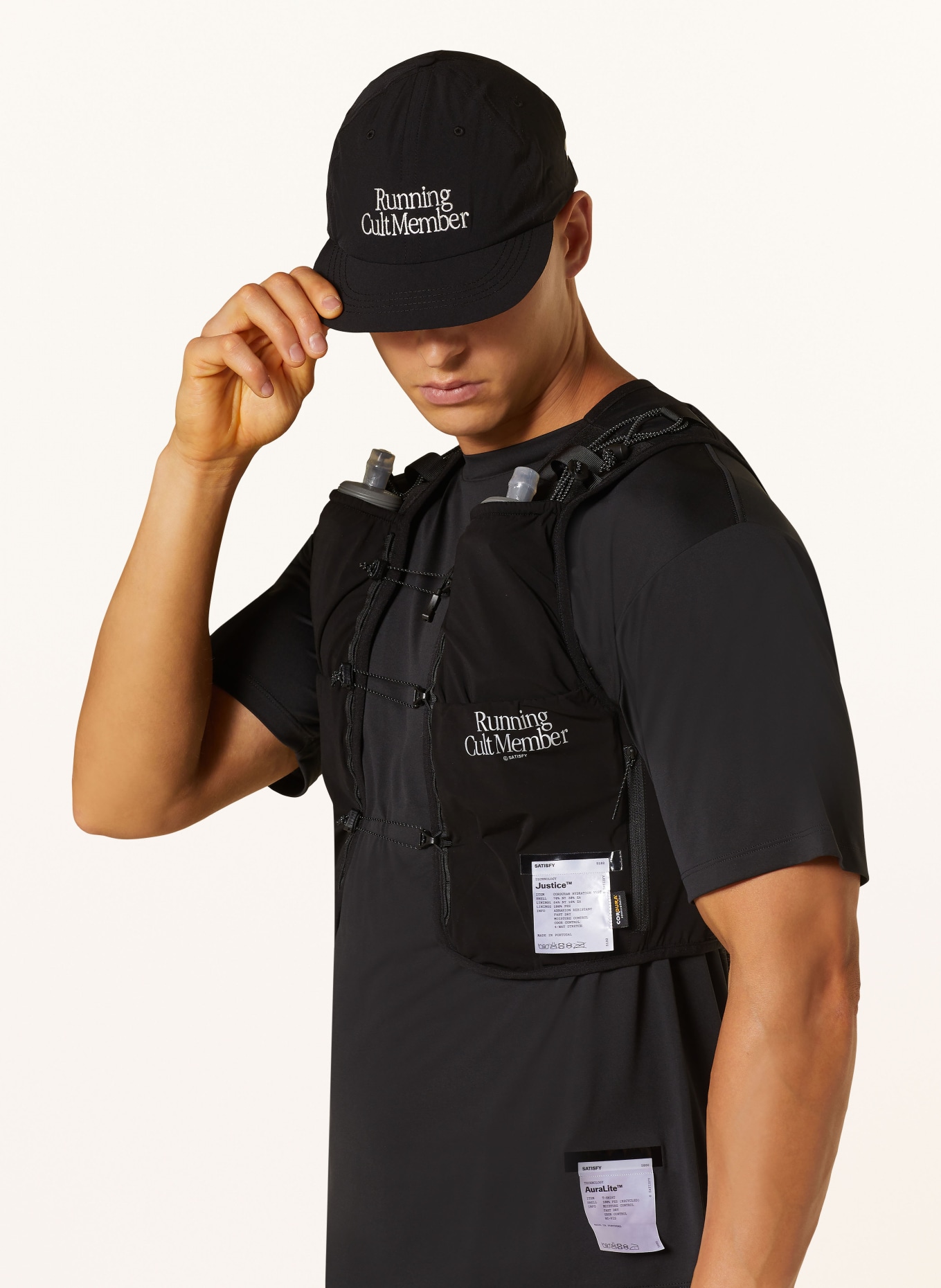 SATISFY Running vest JUSTICE™ CORDURA®, Color: BLACK (Image 5)
