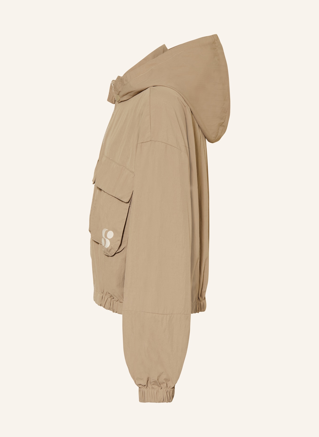 SOFIE SCHNOOR Fieldjacket mit abnehmbarer Kapuze: BEIGE