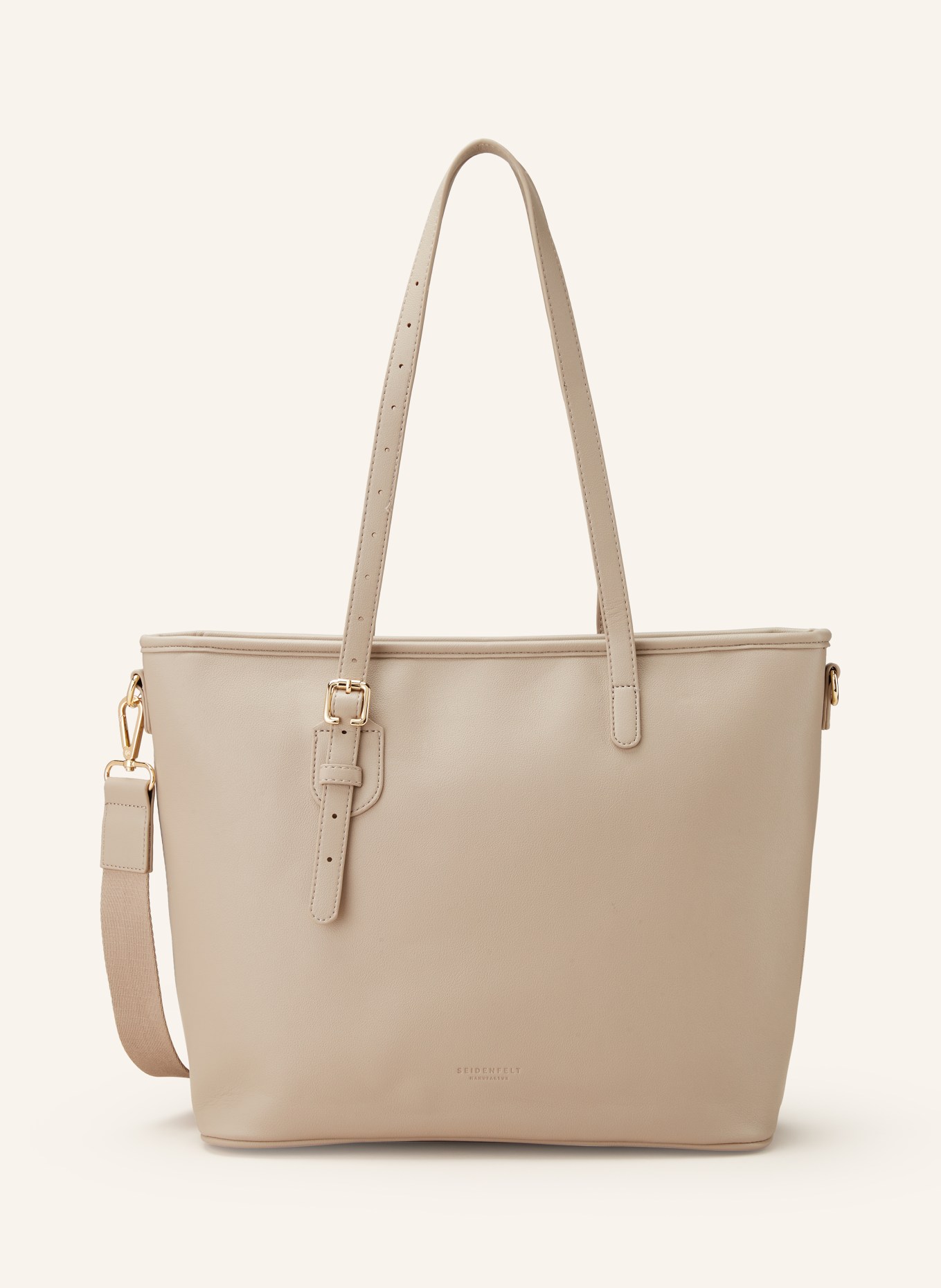 SEIDENFELT Shopper HEBY: TAUPE