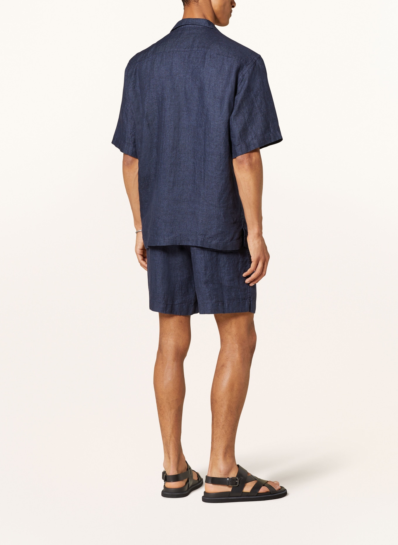 ETON Resorthemd Relaxed Fit aus Leinen, Farbe: DUNKELBLAU (Bild 3)