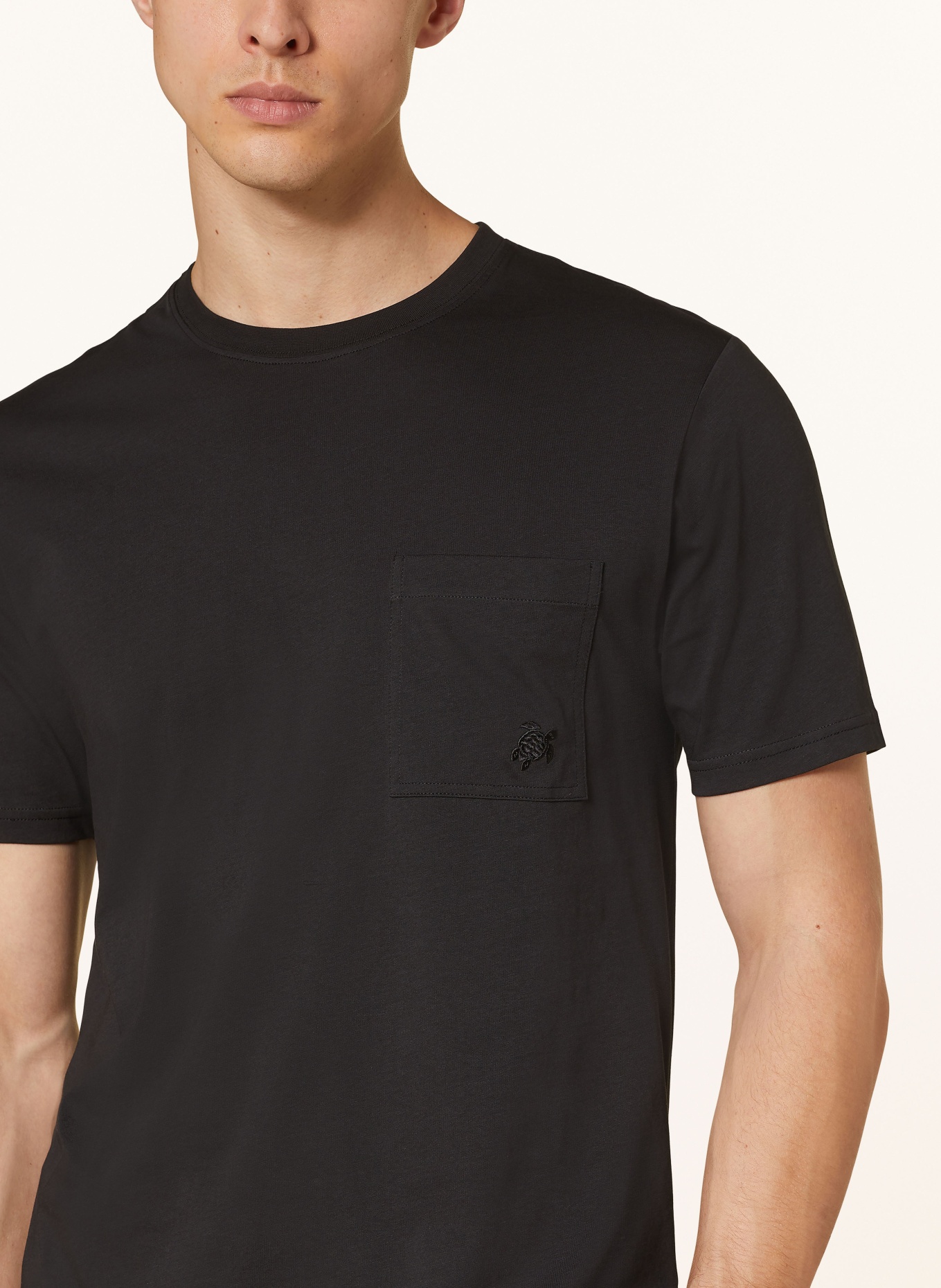 VILEBREQUIN T-shirt TITAN, Color: BLACK (Image 4)