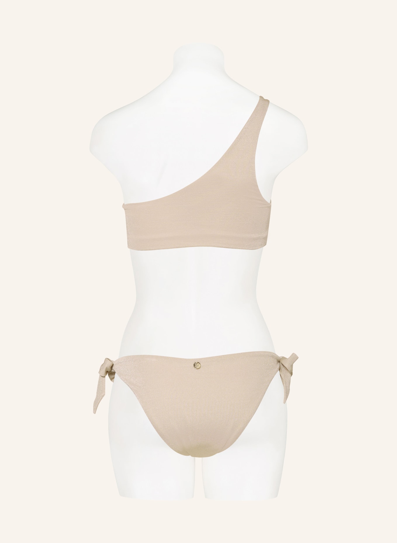 Max Mara BEACHWEAR One-Shoulder-Bikini-Top ALEXIA, Farbe: CREME (Bild 3)