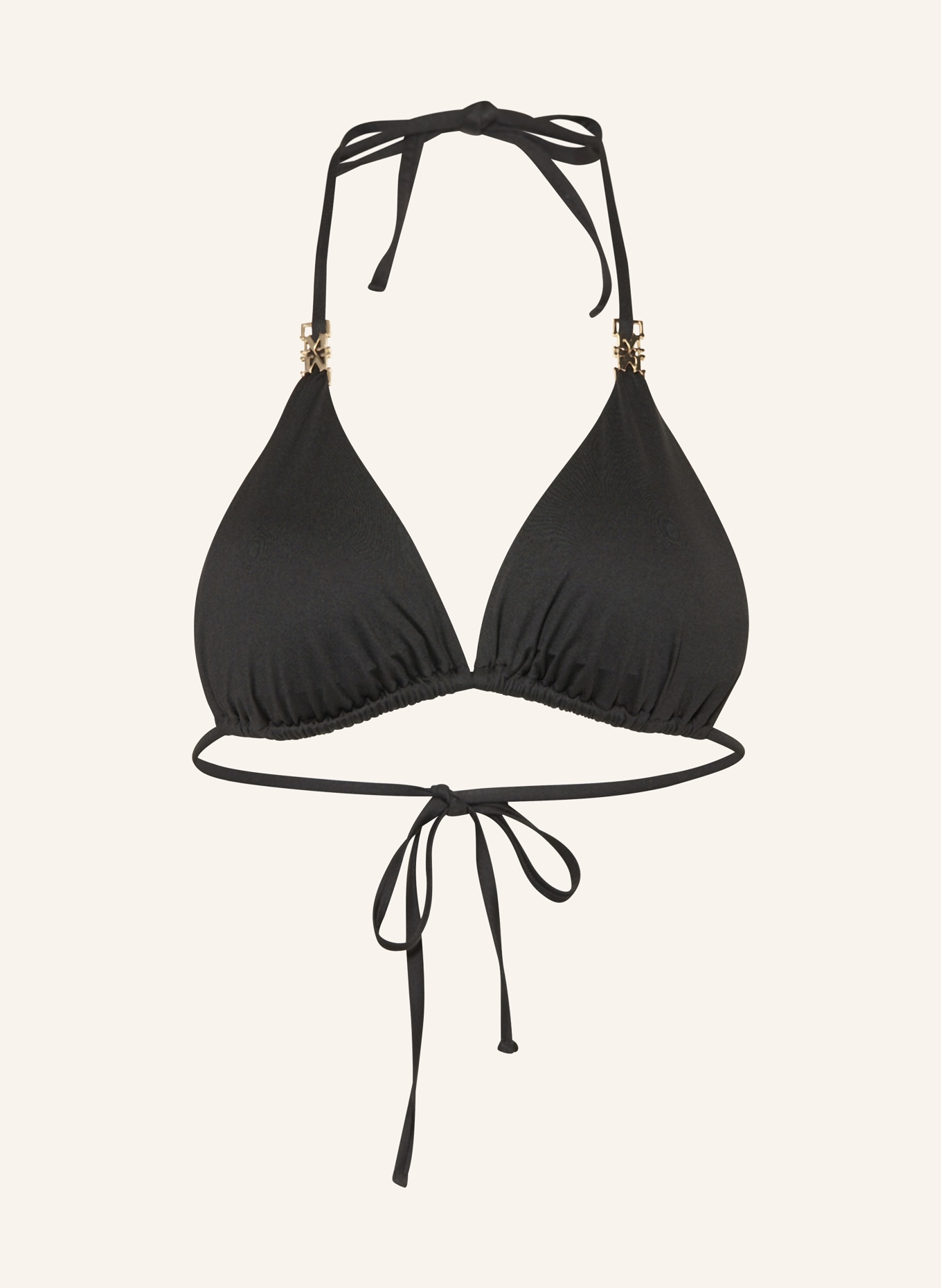 Max Mara BEACHWEAR Triangle bikini top ALEX, Color: BLACK (Image 1)
