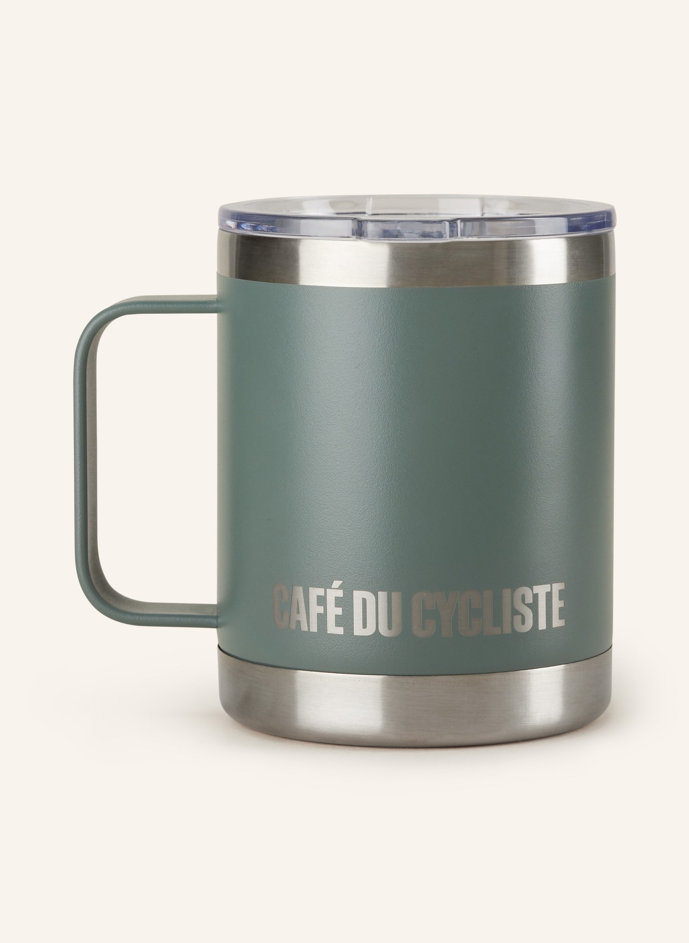 CAFÉ DU CYCLISTE Thermo-Tasse, Farbe: MINT/ SILBER (Bild 1)