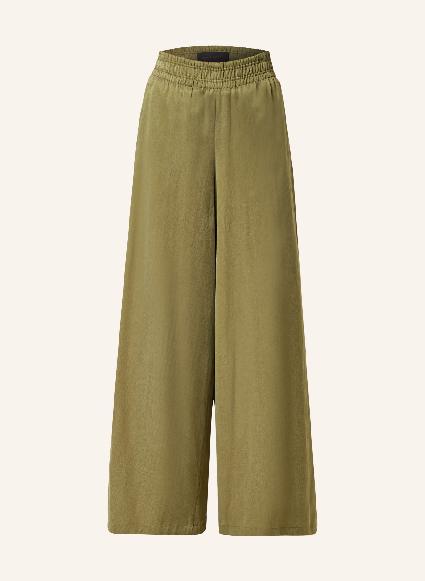 DRYKORN Wide leg trousers CEILING, Color: OLIVE (Image 1)