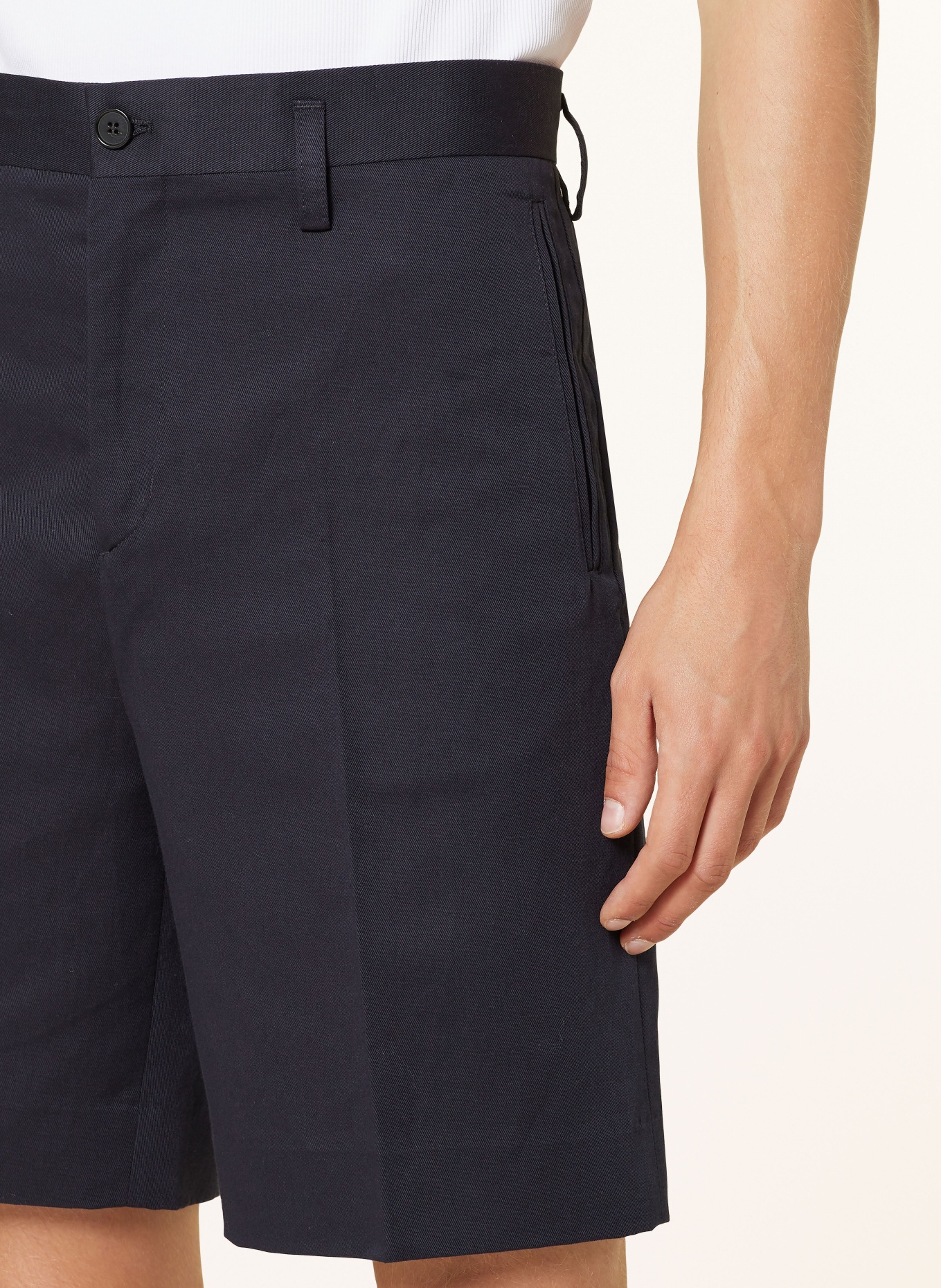 Filippa K Šortky se lnem: TMAVĚ MODRÁ