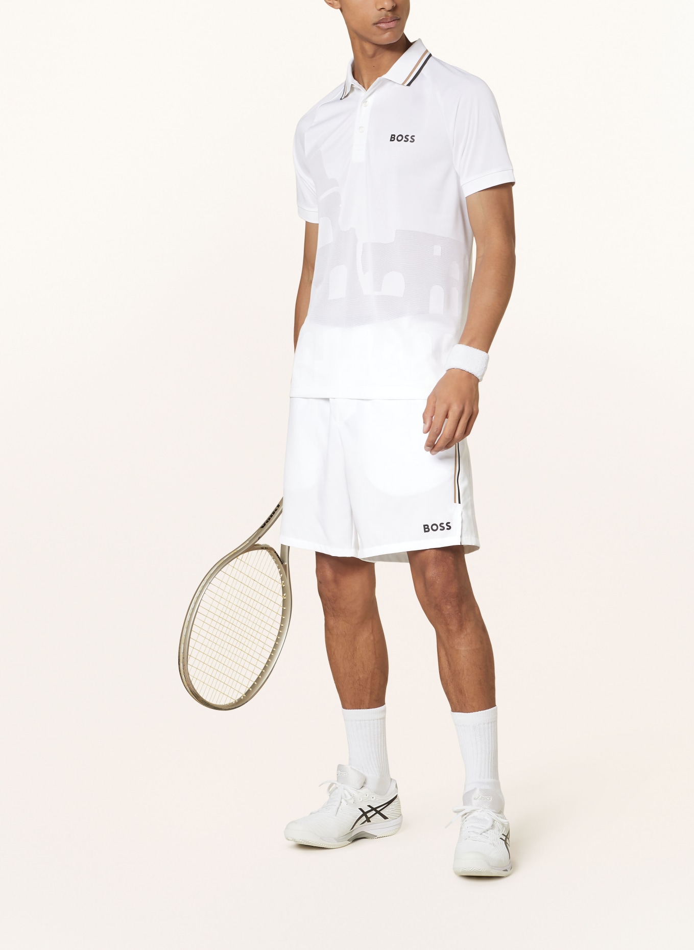BOSS Performance polo shirt PATTEO MB, Color: WHITE (Image 2)