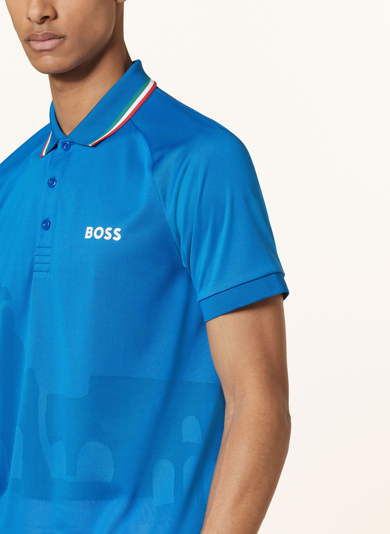 BOSS Funktions-Poloshirt PATTEO MB, Farbe: BLAU (Bild 4)