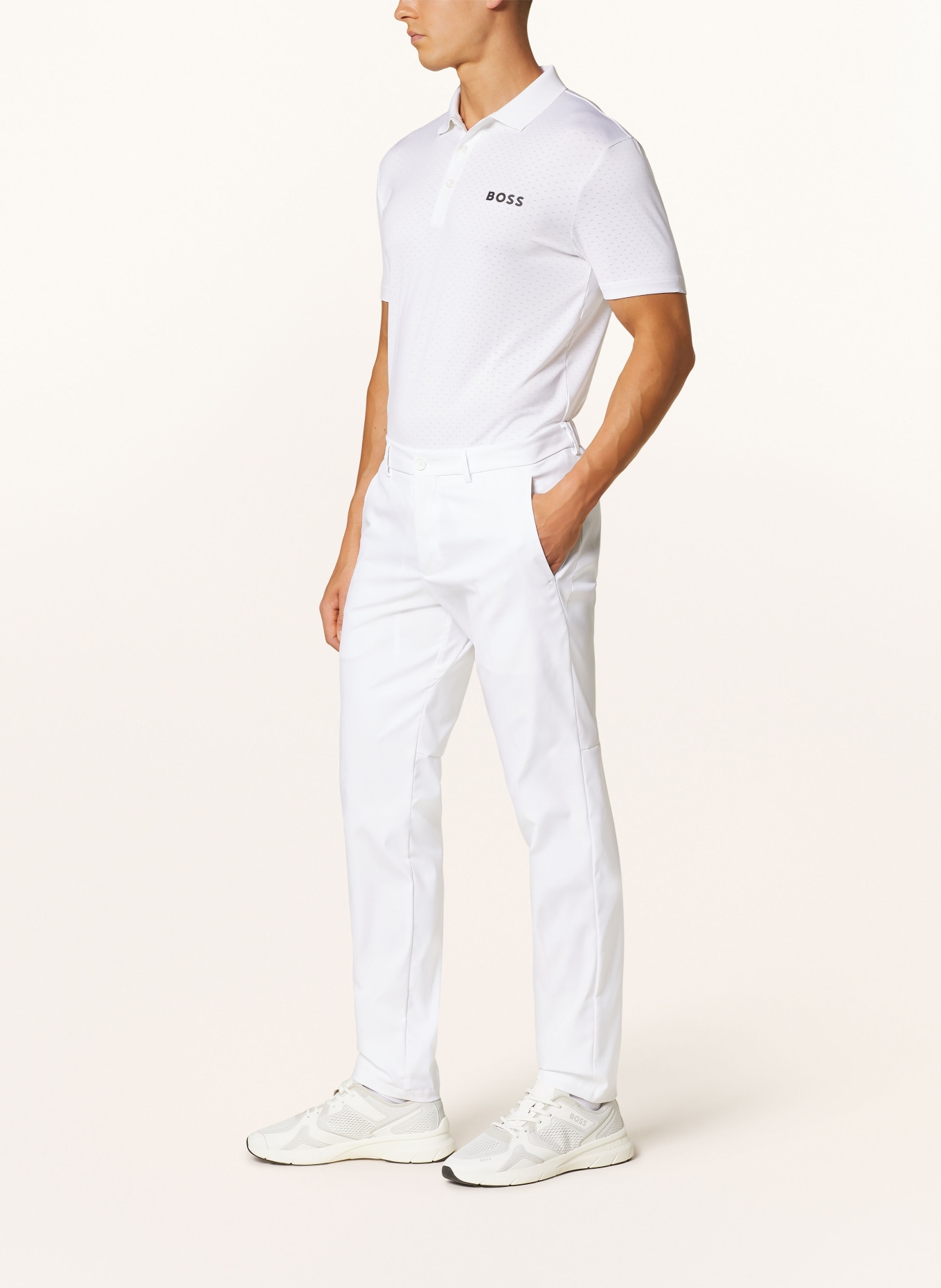 BOSS Golf trousers PHOENIX, Color: WHITE (Image 4)