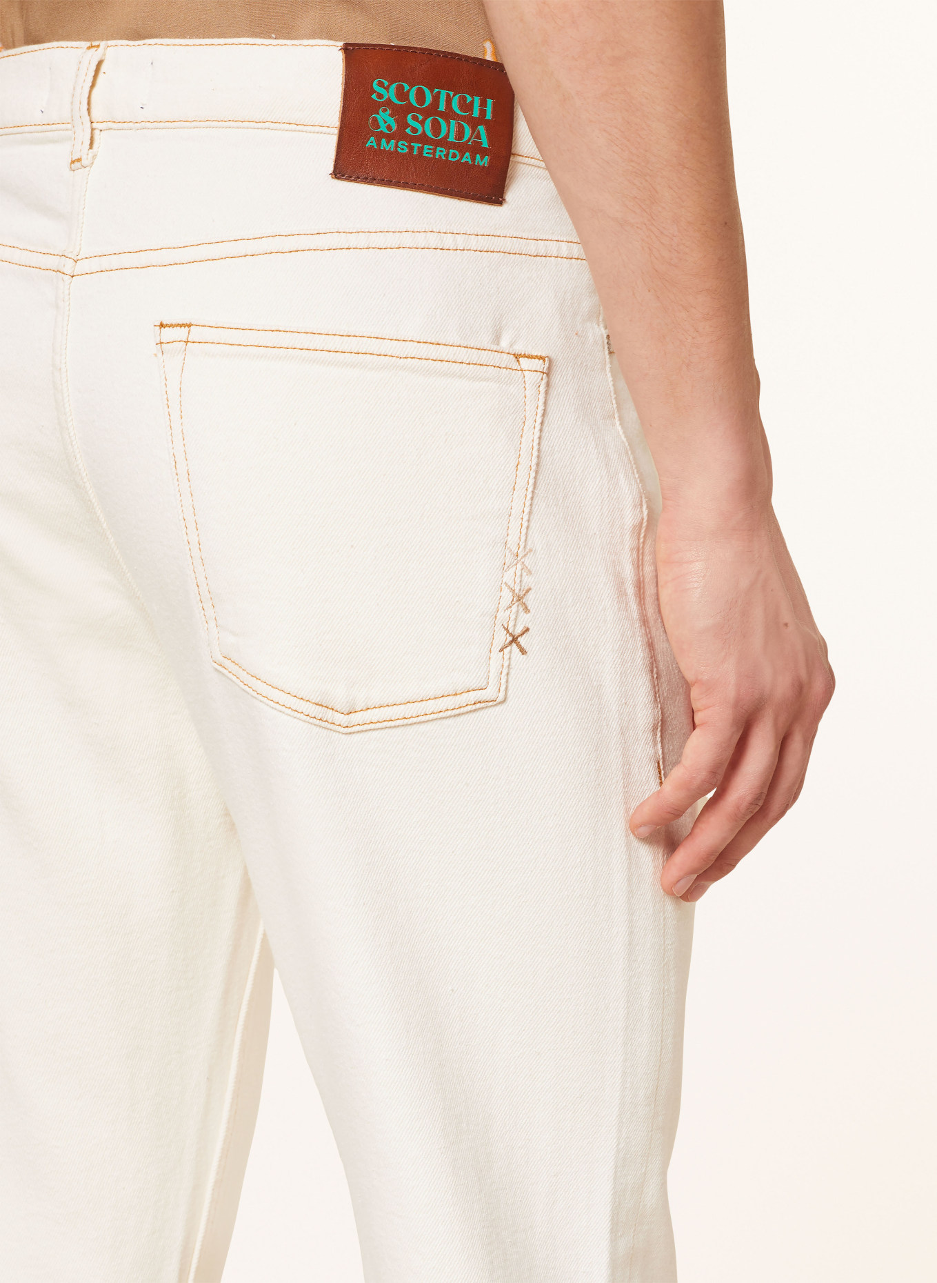 SCOTCH & SODA Jeansy THE DROP regular tapered fit, Kolor: 1926 Whitewash (Obrazek 6)