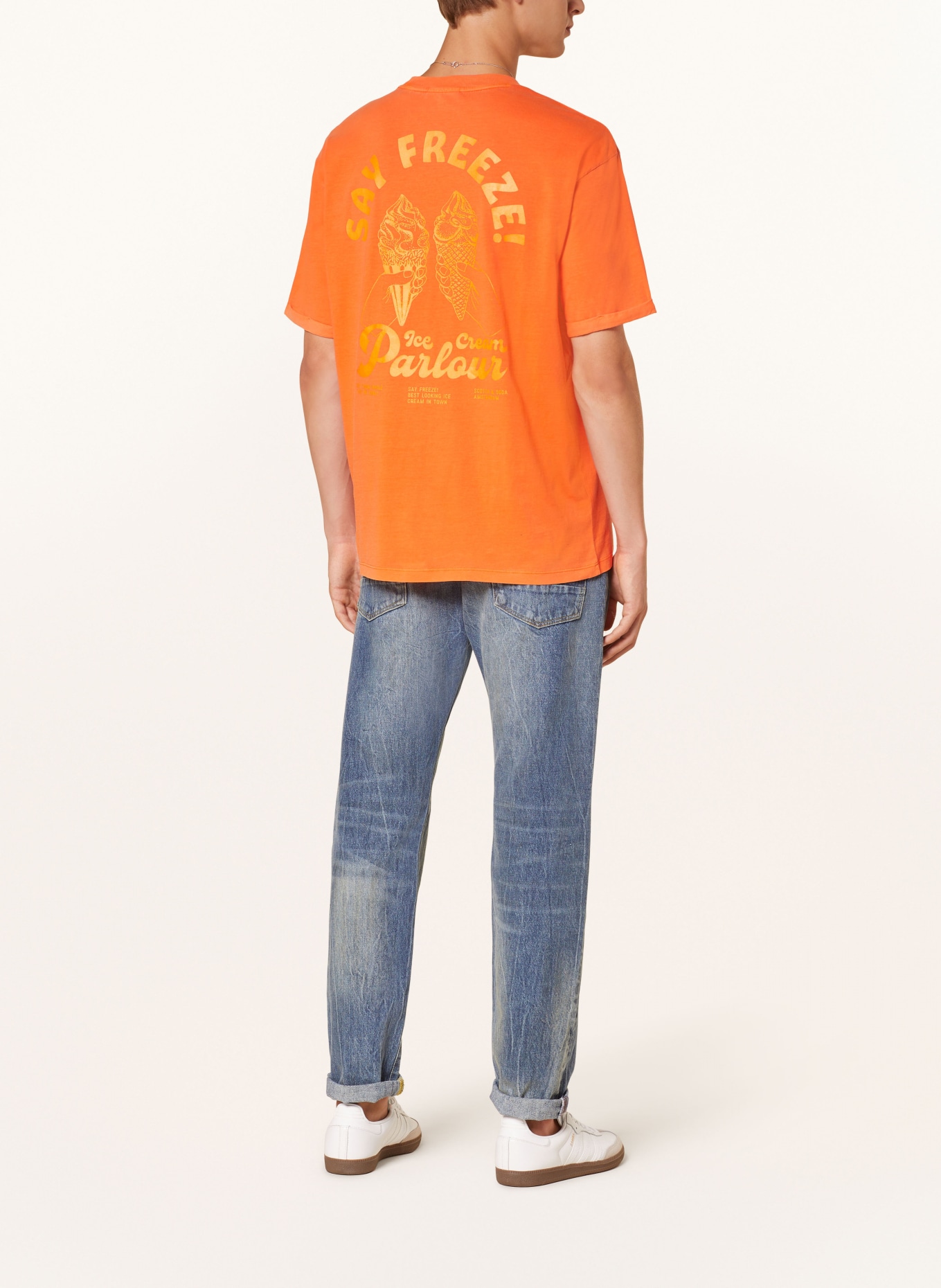 SCOTCH & SODA T-shirt, Color: ORANGE (Image 2)