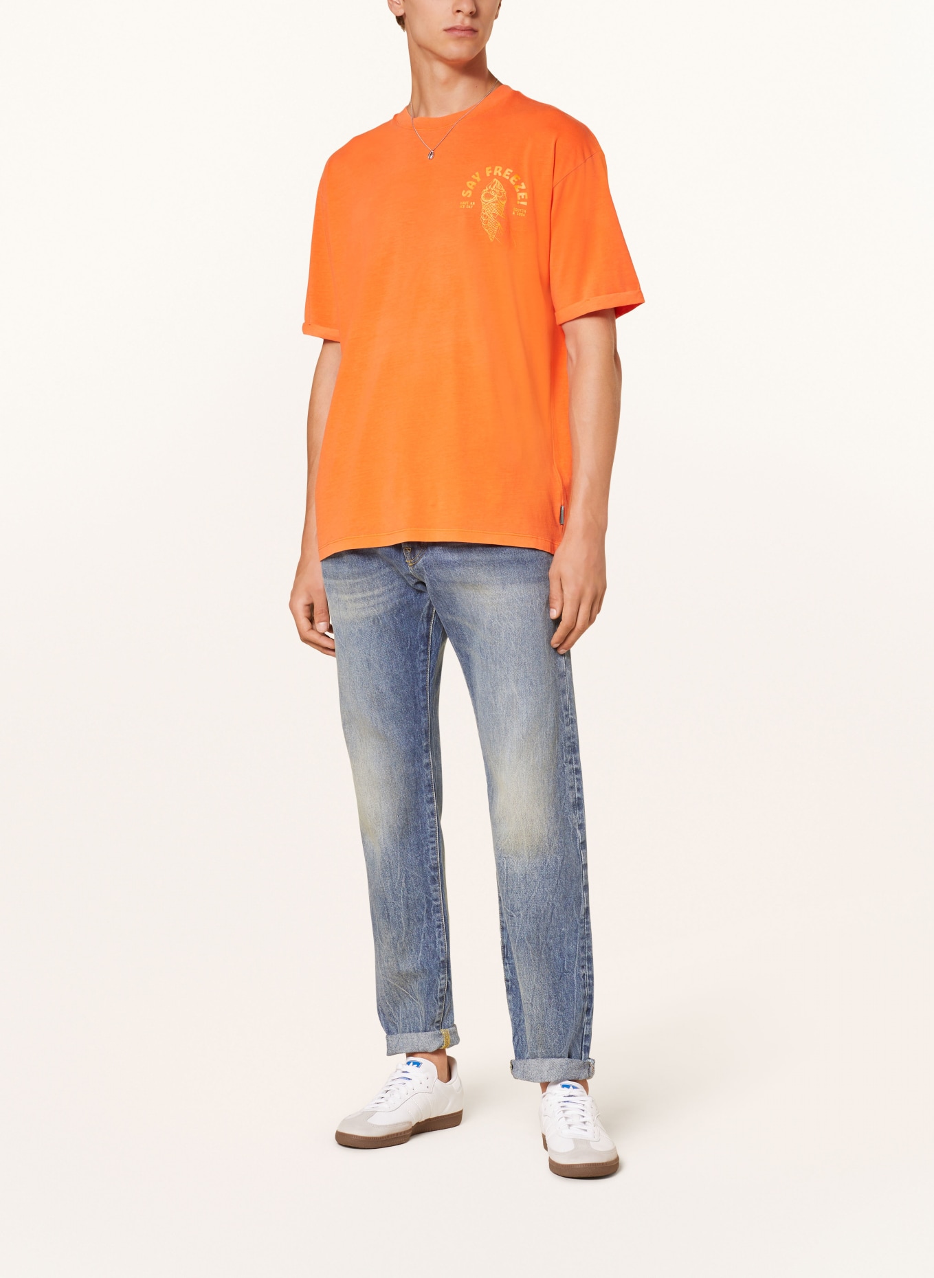 SCOTCH & SODA T-shirt, Color: ORANGE (Image 3)