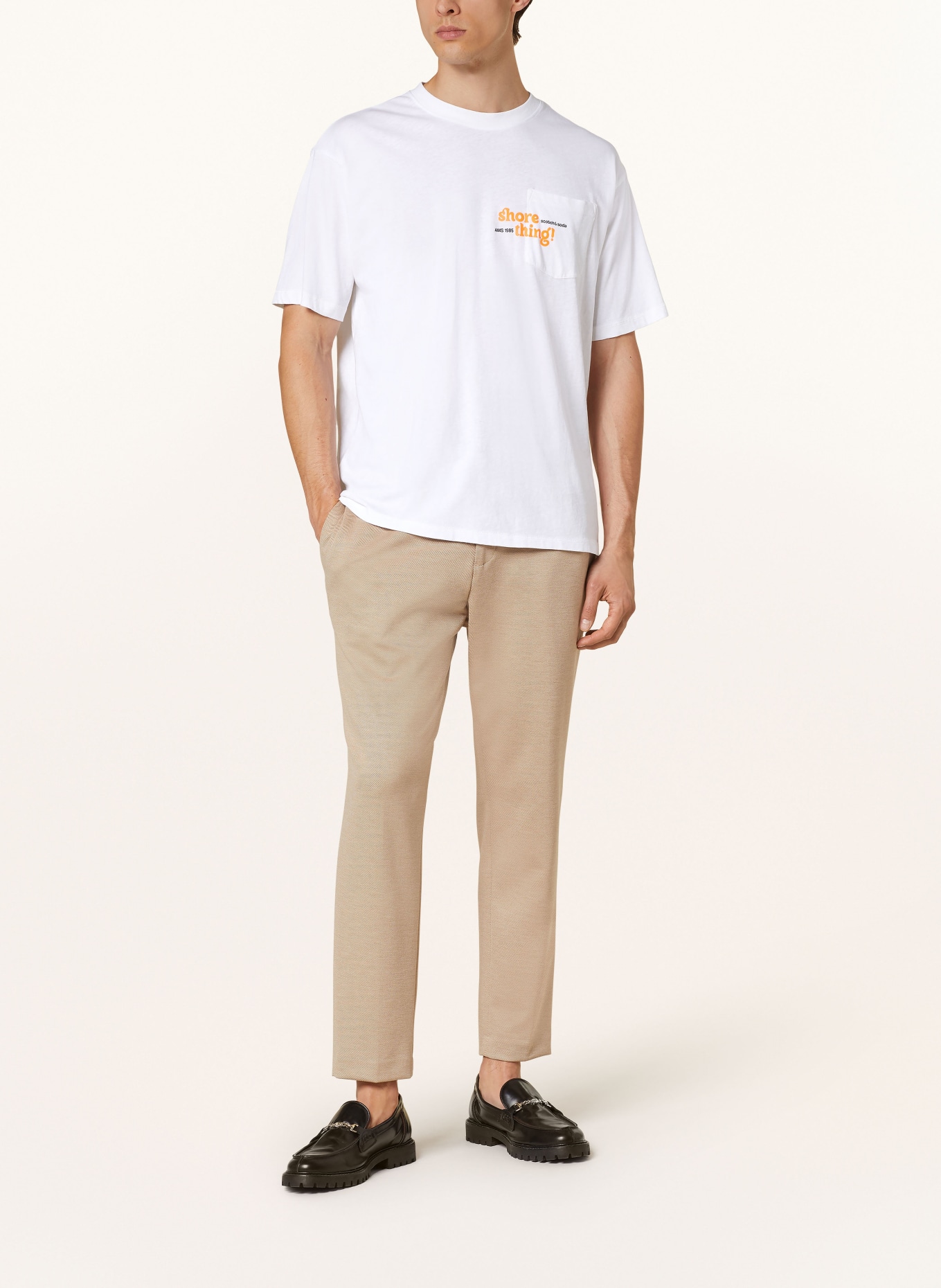 SCOTCH & SODA T-shirt, Color: WHITE (Image 2)
