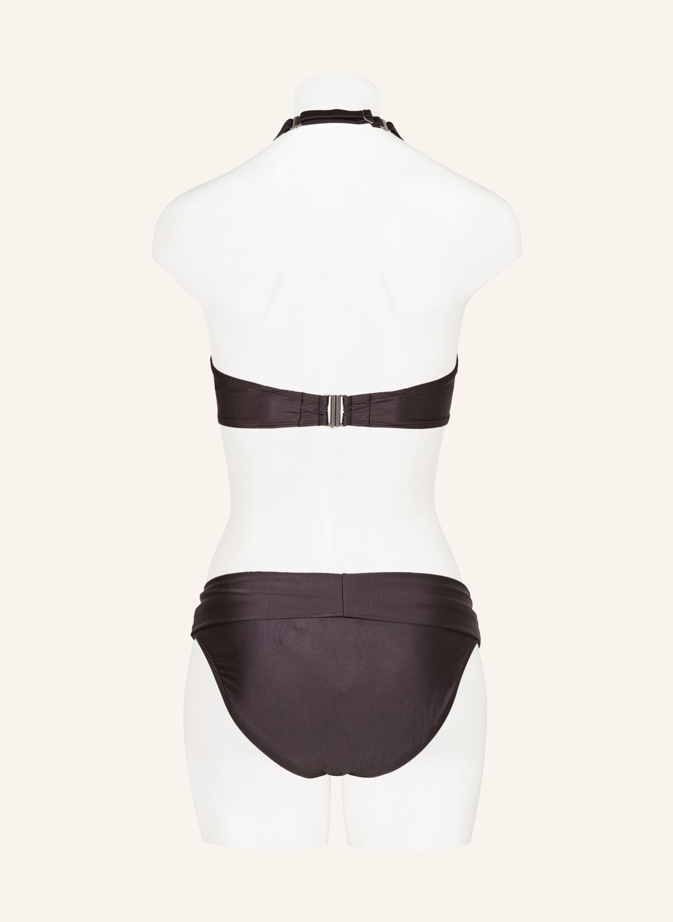 BEACHLIFE Underwired bikini top DARK GREY, Color: DARK GRAY (Image 5)
