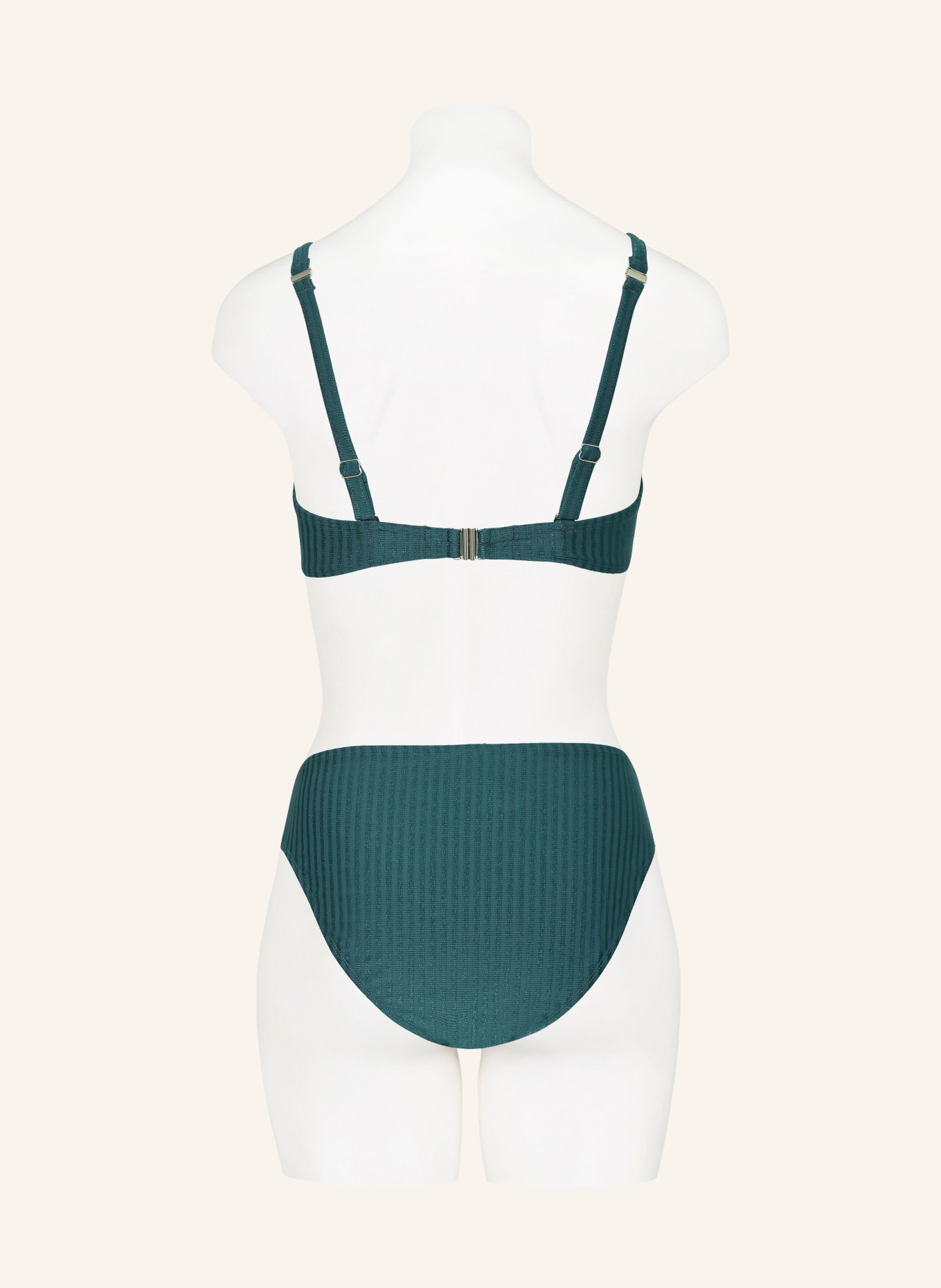 BEACHLIFE Underwired bikini top REFLECTING POND, Color: TEAL (Image 3)