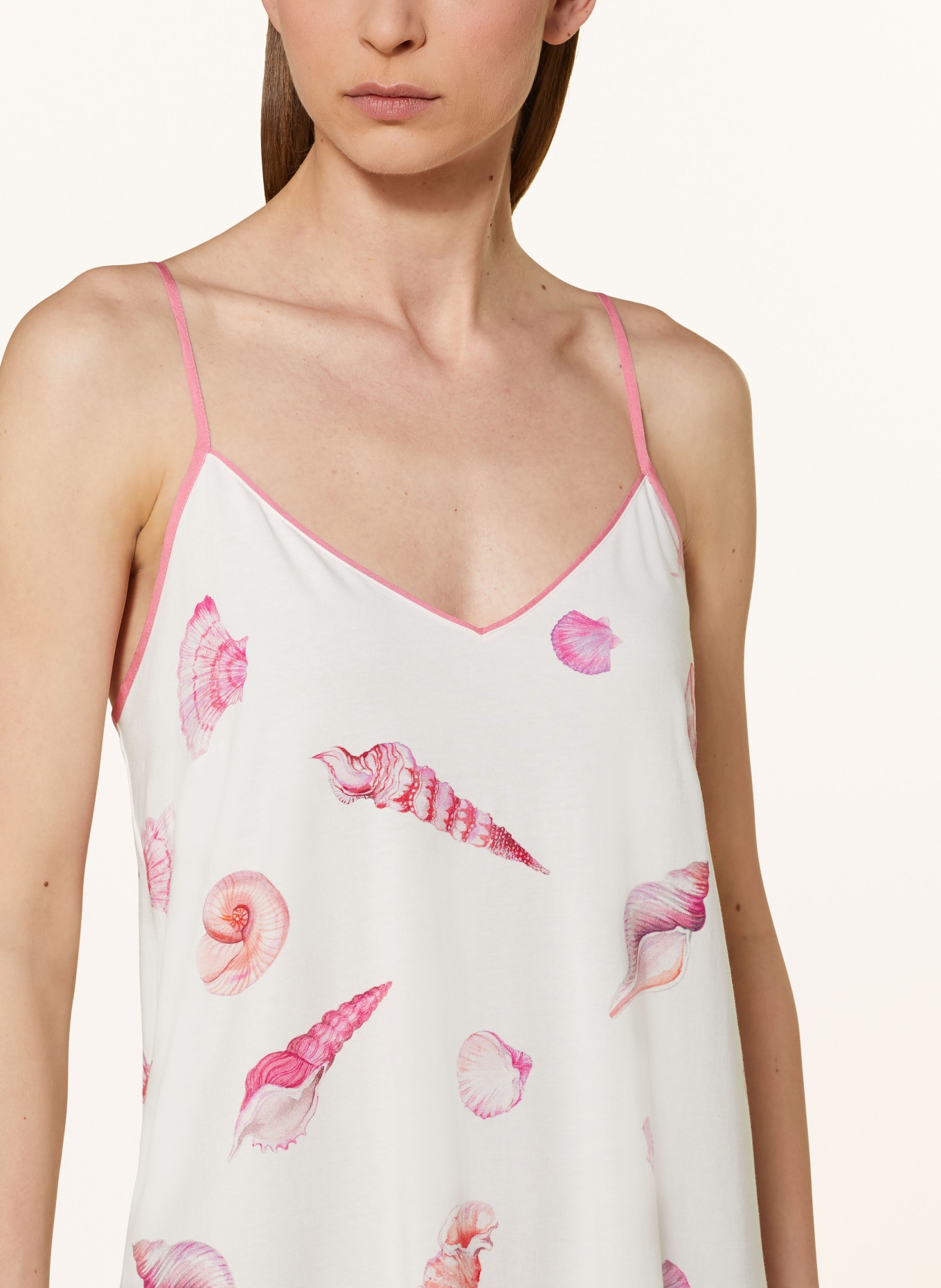 cyberjammies Nightgown SHELLY CREAM SHELL, Color: CREAM/ FUCHSIA/ ROSE (Image 4)