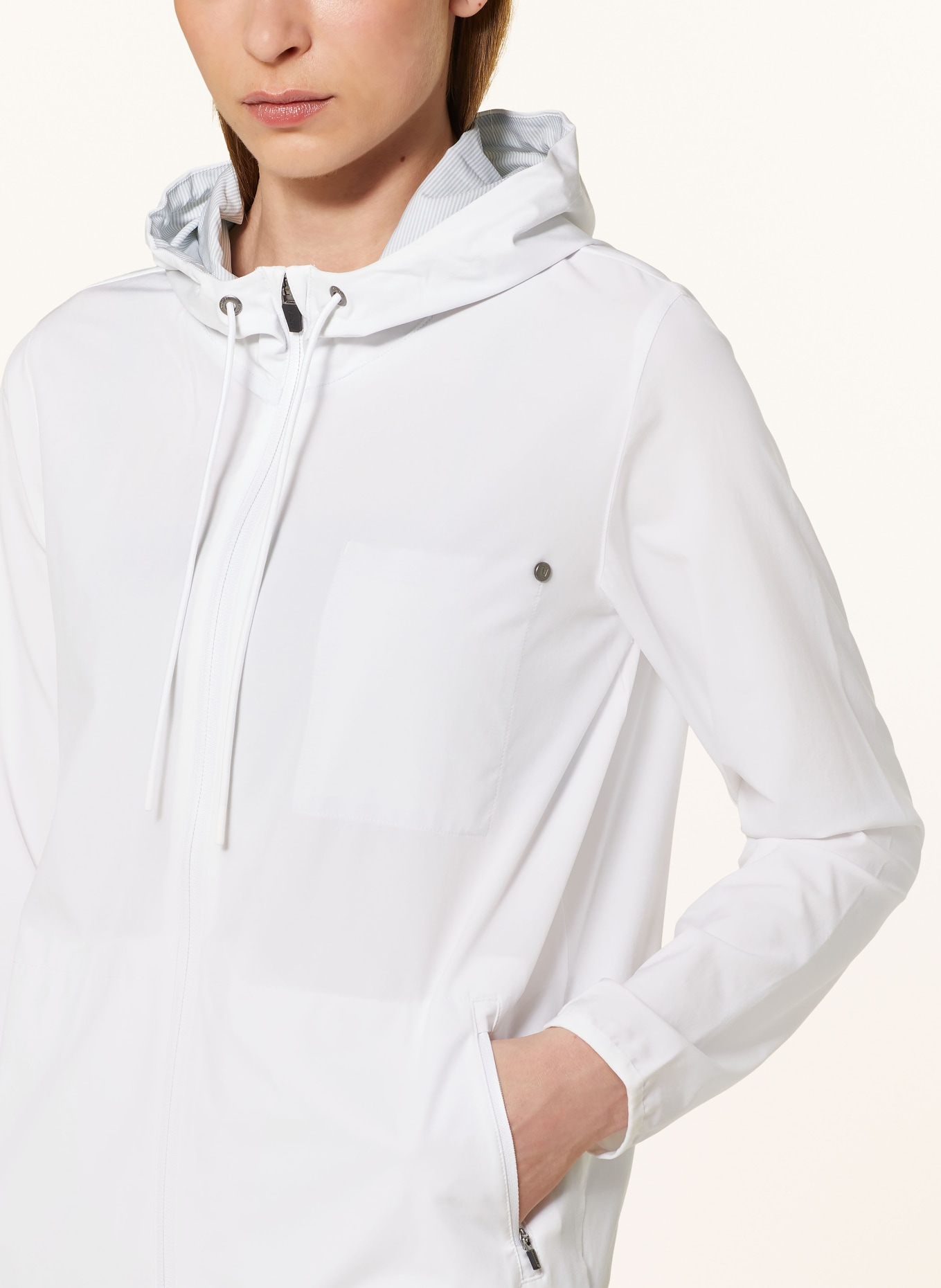 vuori Training jacket, Color: WHITE (Image 5)