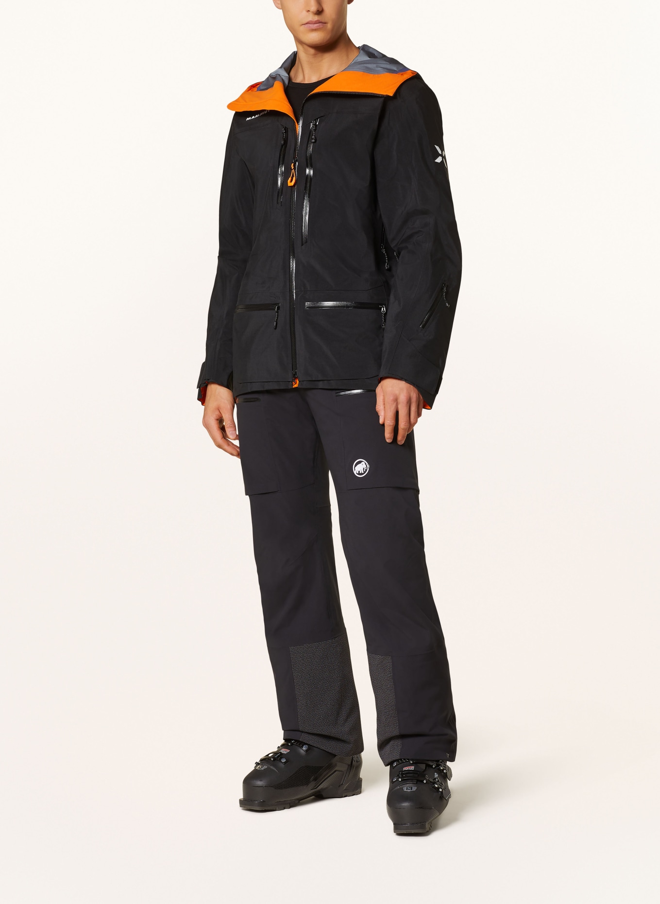 MAMMUT Hardshell-Skijacke EIGER FREE PRO: SCHWARZ