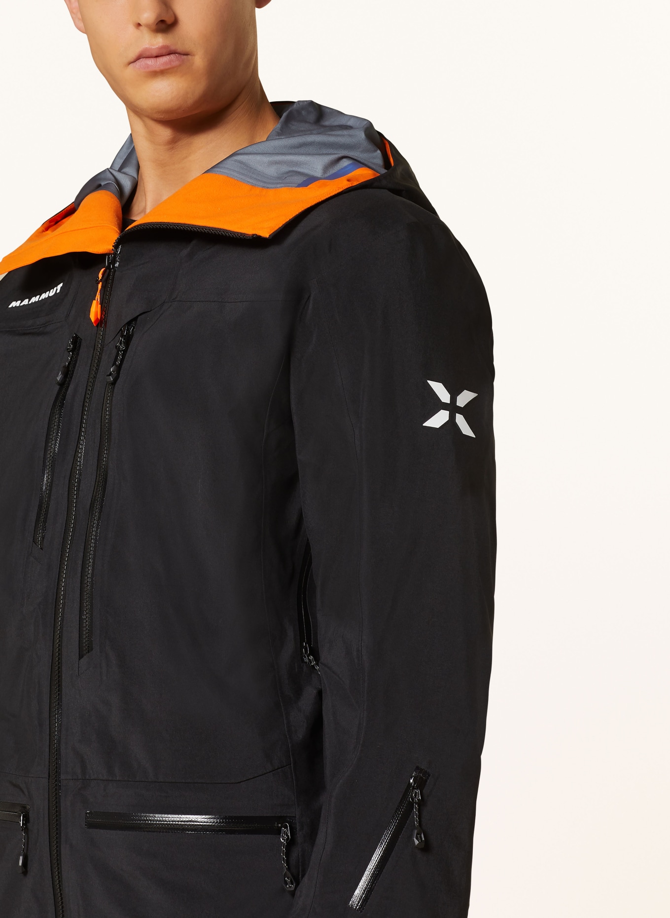 MAMMUT Hardshell-Skijacke EIGER FREE PRO: SCHWARZ