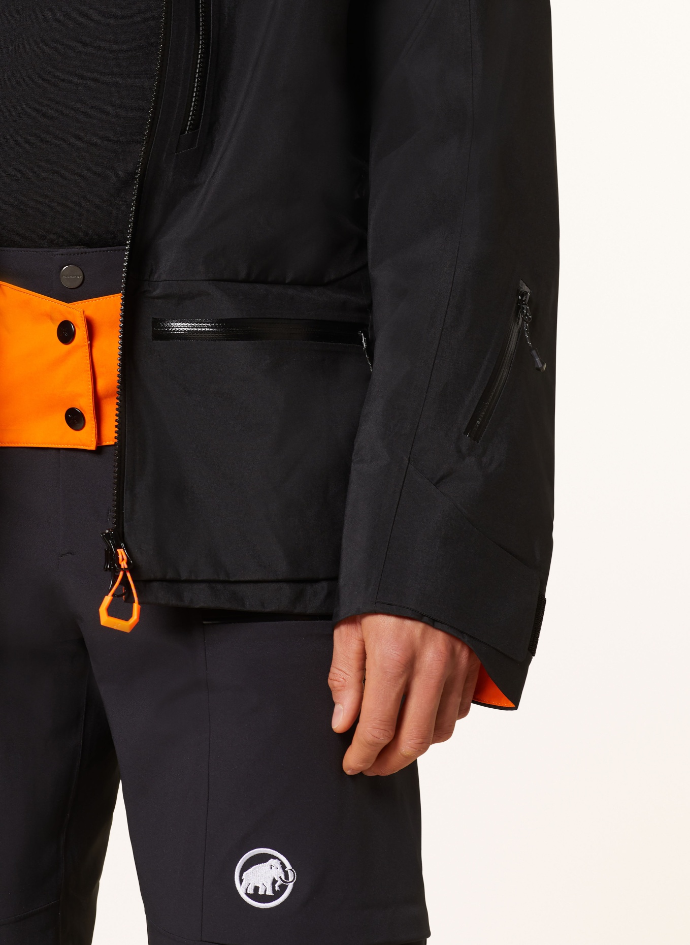 MAMMUT Hardshell-Skijacke EIGER FREE PRO: SCHWARZ