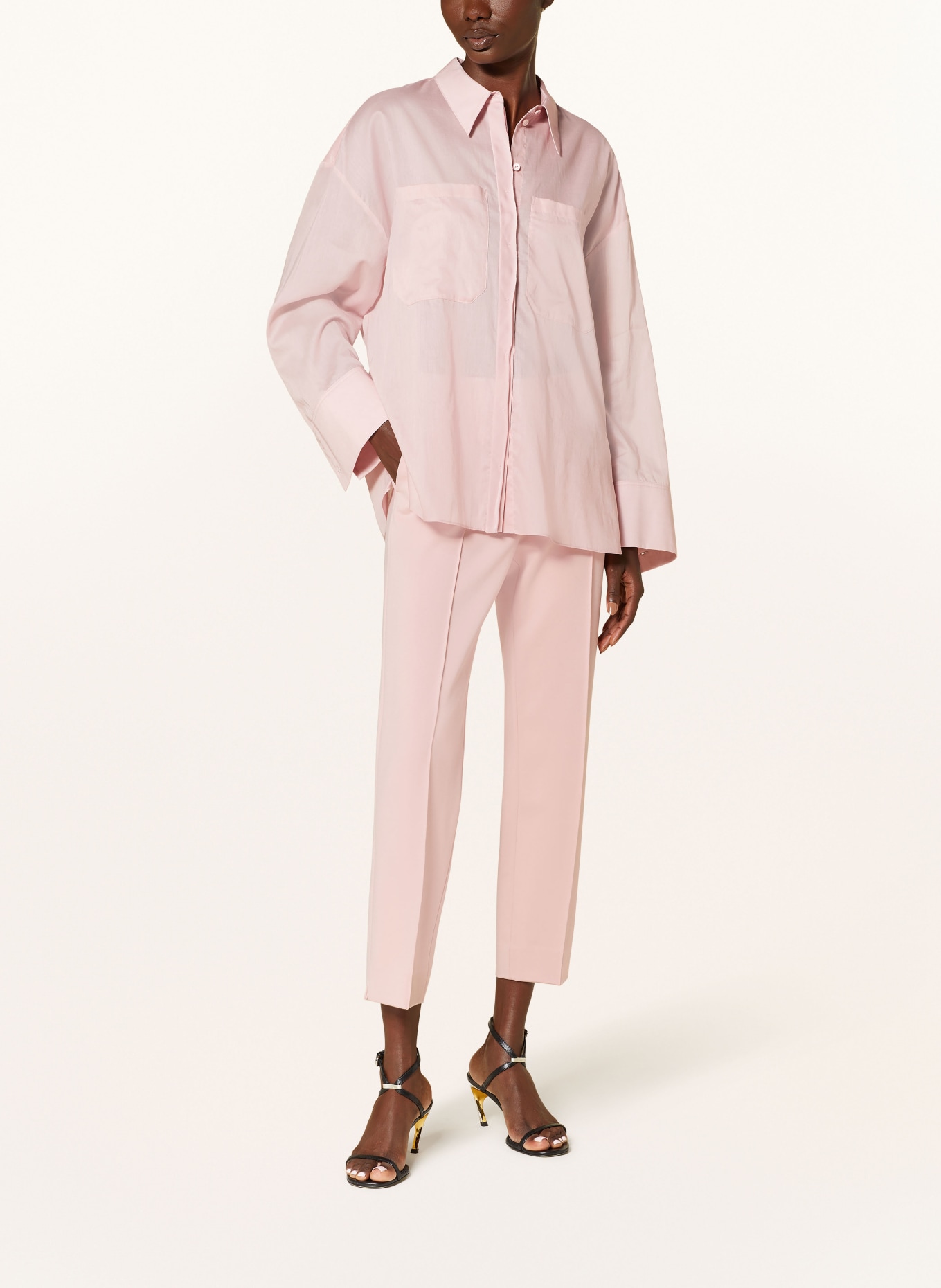 DOROTHEE SCHUMACHER Shirt blouse with frills, Color: ROSE (Image 2)