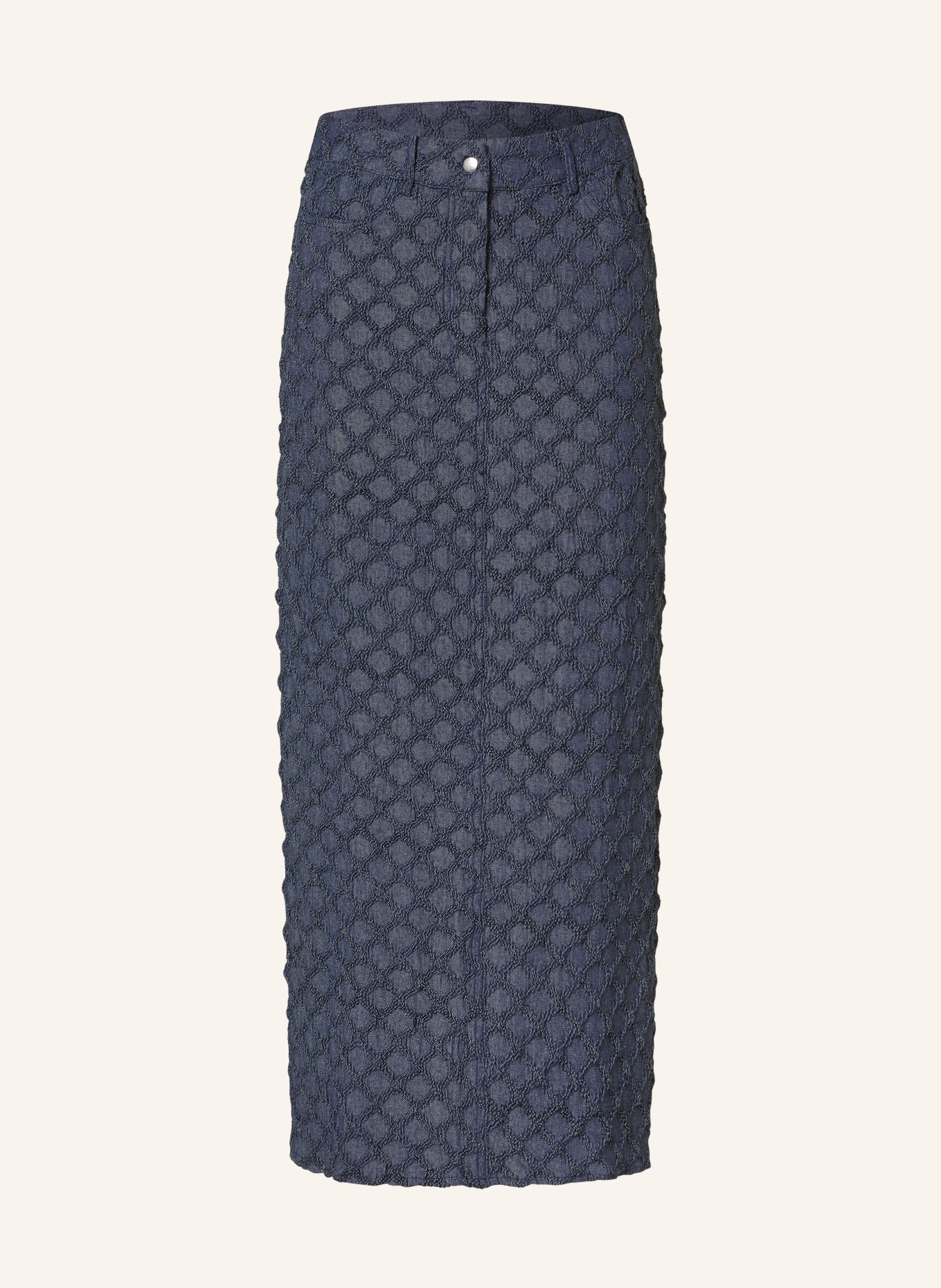 SOMETHINGNEW Skirt SNKATHRIN in denim look, Color: DARK BLUE (Image 1)
