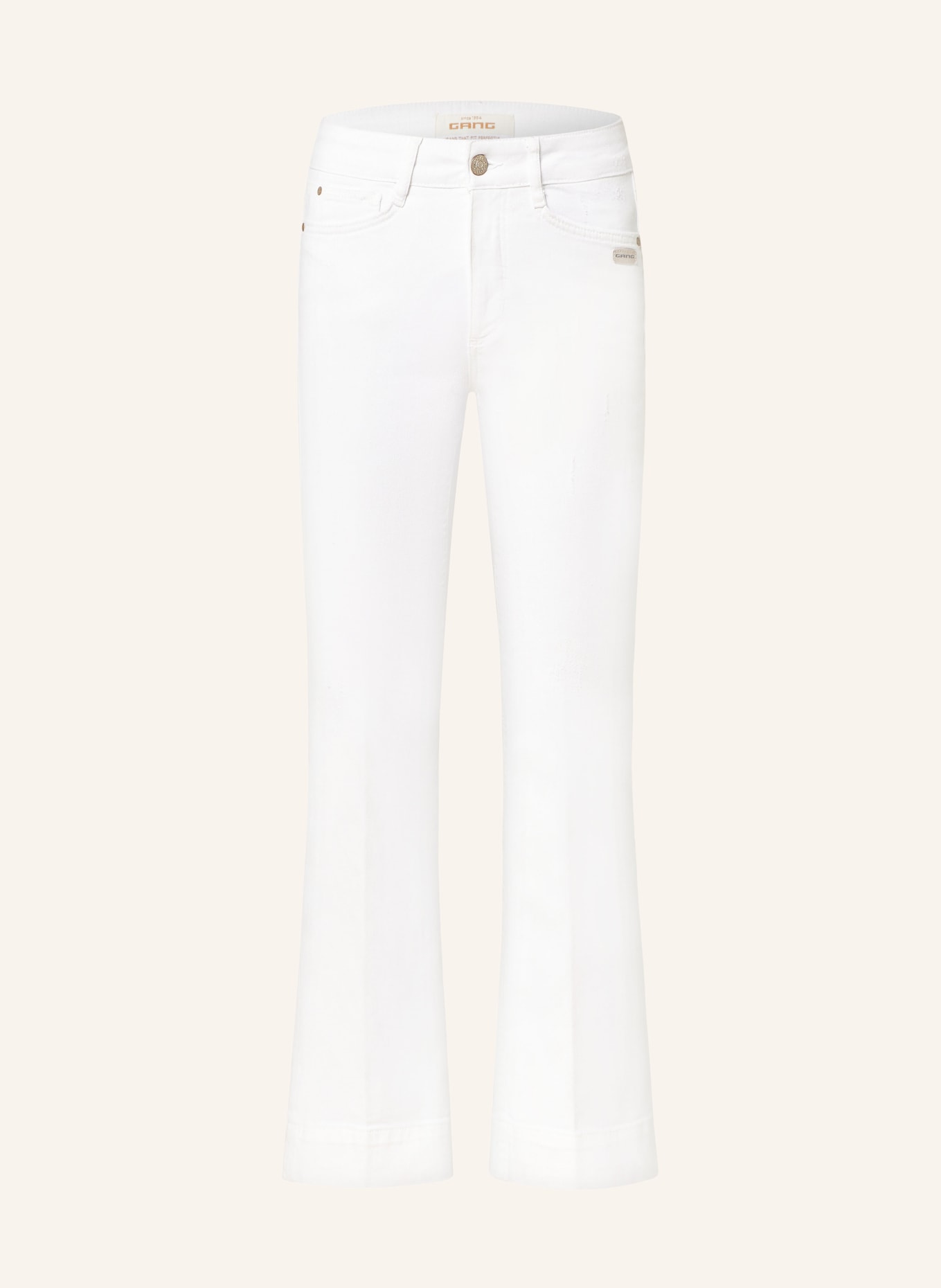 GANG Flared Jeans MAXIMA, Farbe: 7020 white used (Bild 1)