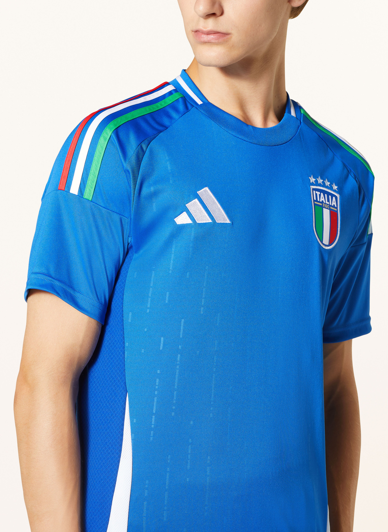 adidas Heimtrikot ITALIEN 24 für Herren, Farbe: BLAU (Bild 4)
