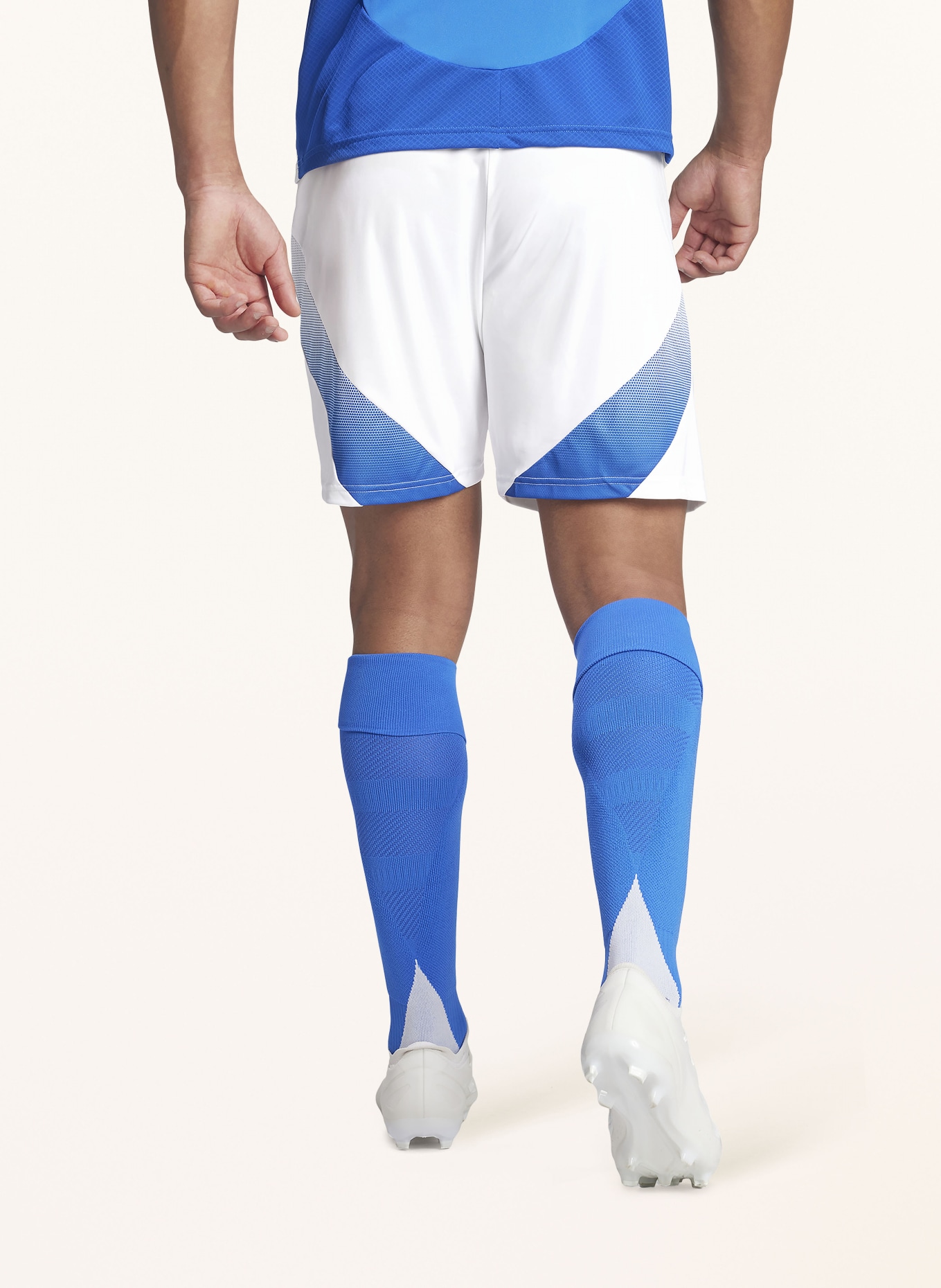 adidas Away kit jersey ITALY 24 for men, Color: WHITE/ BLUE (Image 3)