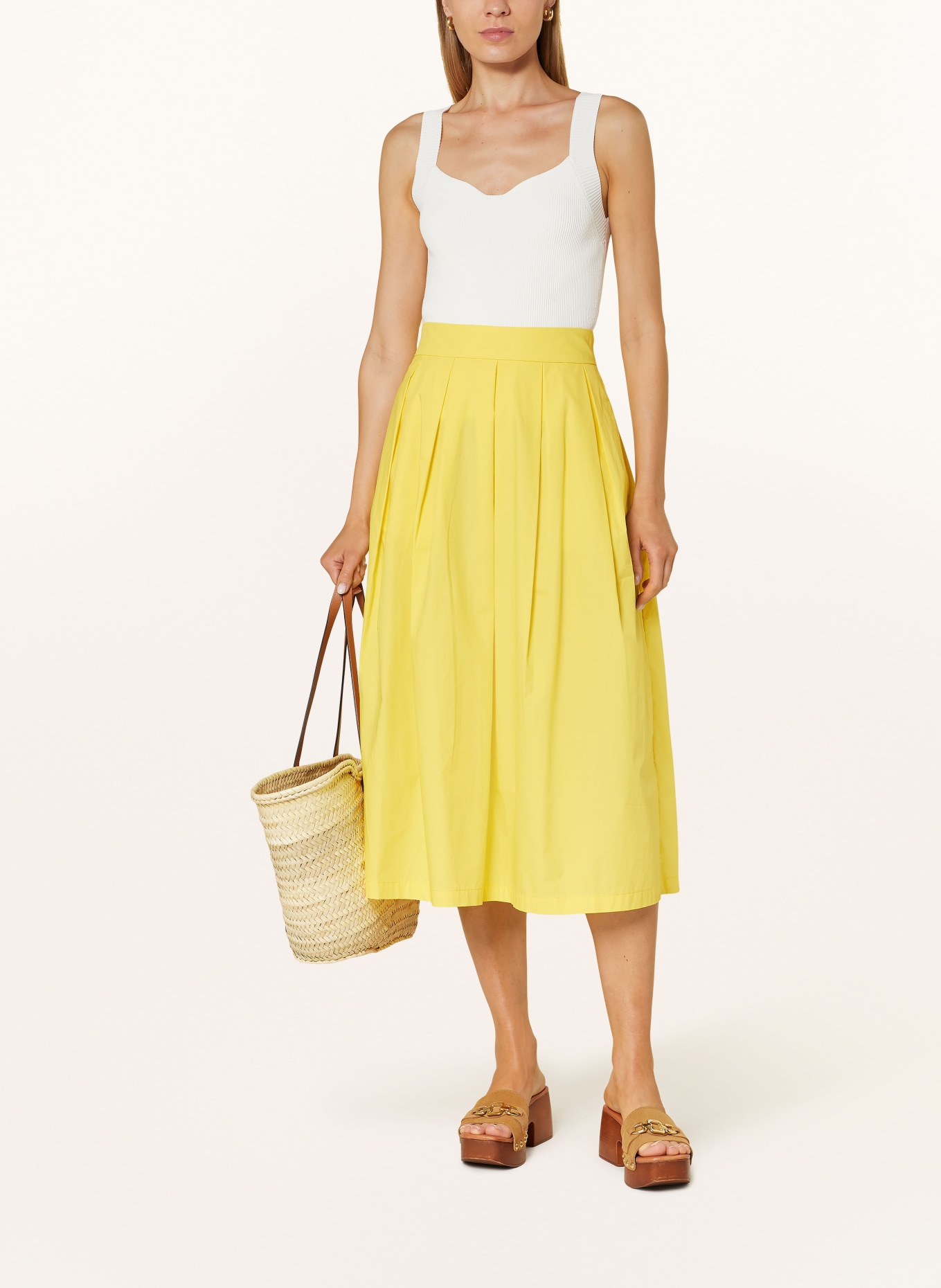 oui Skirt, Color: YELLOW (Image 2)